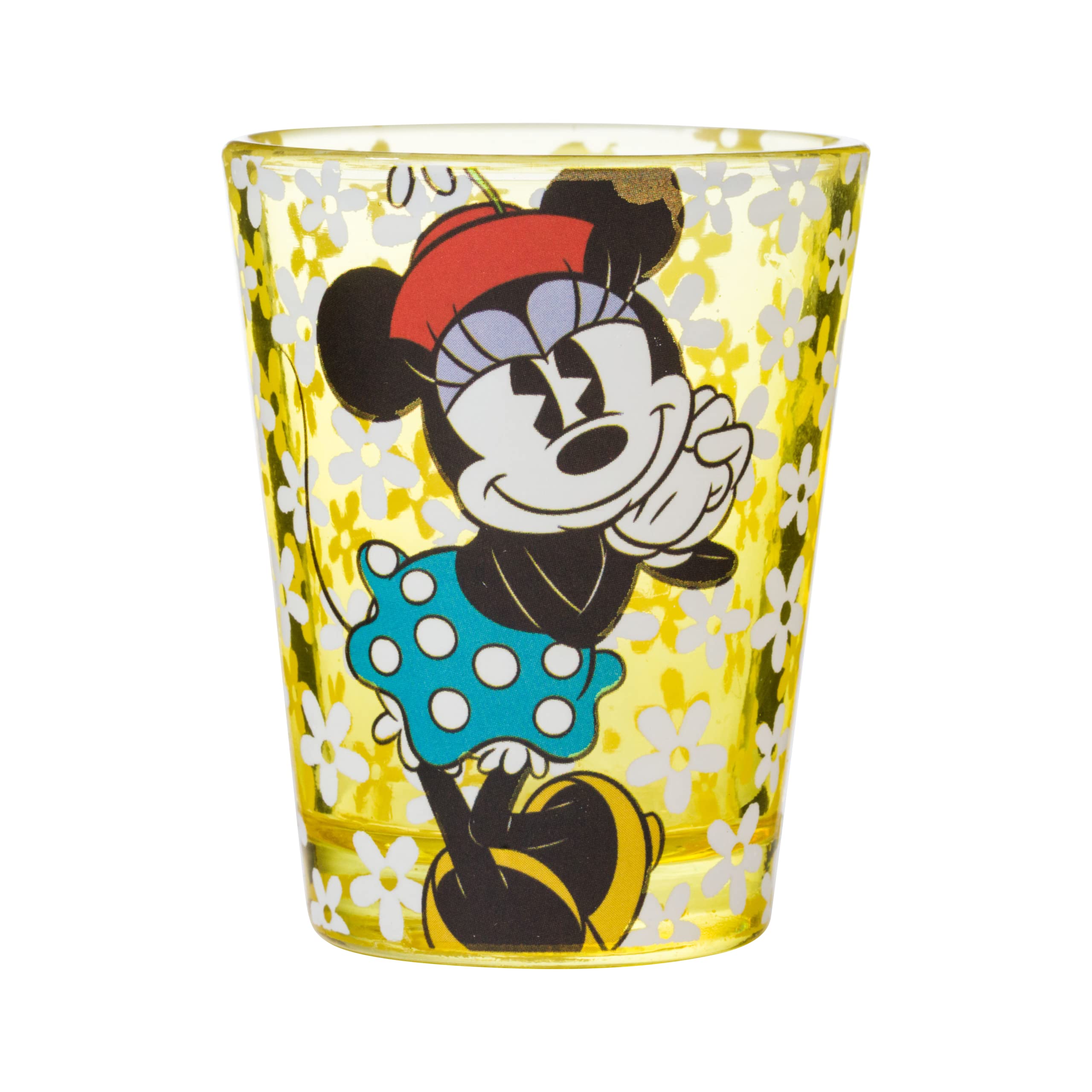 Disney Vintage Minnie Mouse 4 Piece 1.5oz Mini Glass Set