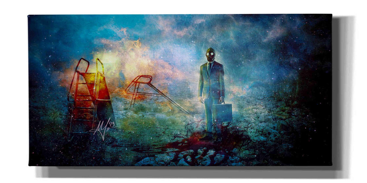 Cortesi Home 'Grief' By Mario Sanchez Nevado, Canvas Wall Art, 12'' X 24''