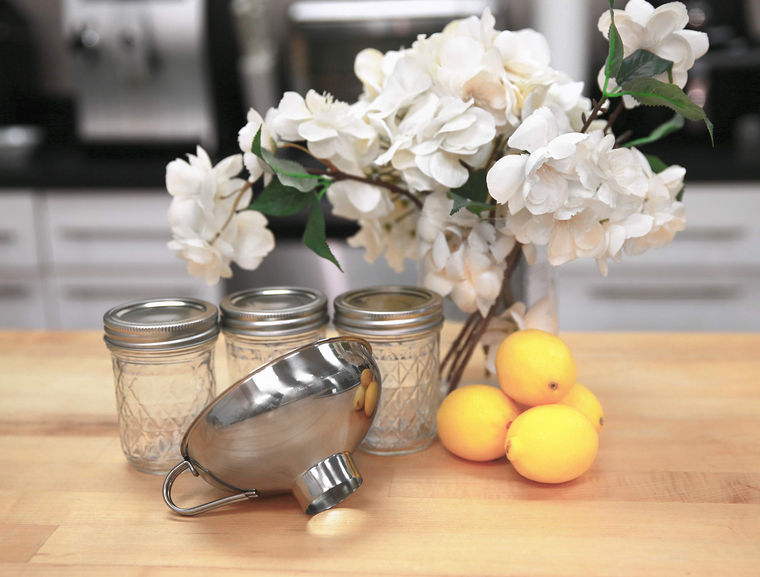 Kchenprofi 18/10 Stainless Steel Jam Funnel - Silver - Metal Funnels For Kitchen Use - Wide Mouth Kitchen Funnel