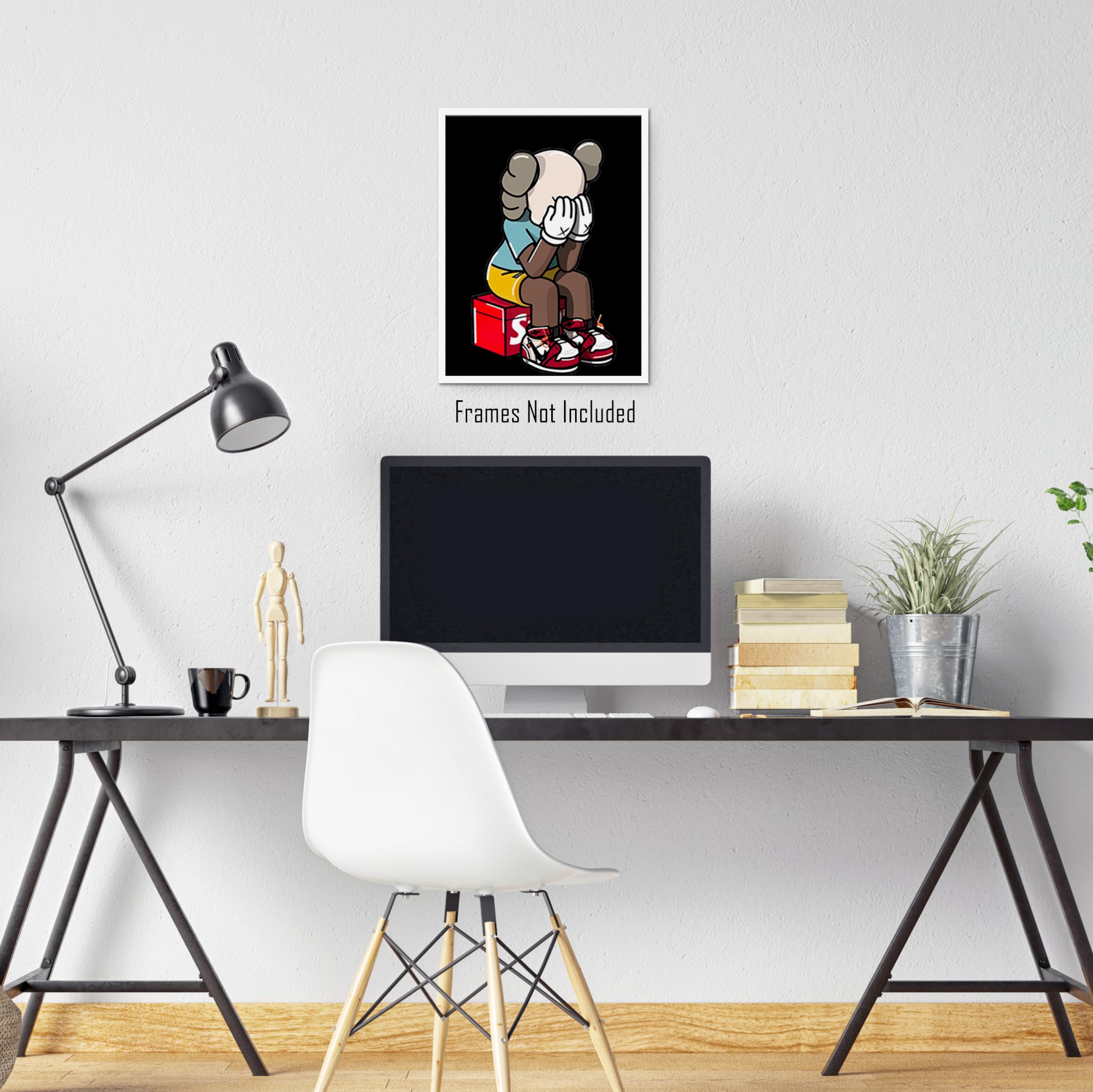 Brooke & Vine Hypebeast Room Decor (Unframed 12 X 16) Michael Jordan Shoes Sneaker Poster Sneakerhead Posters Air Jordans Teen B