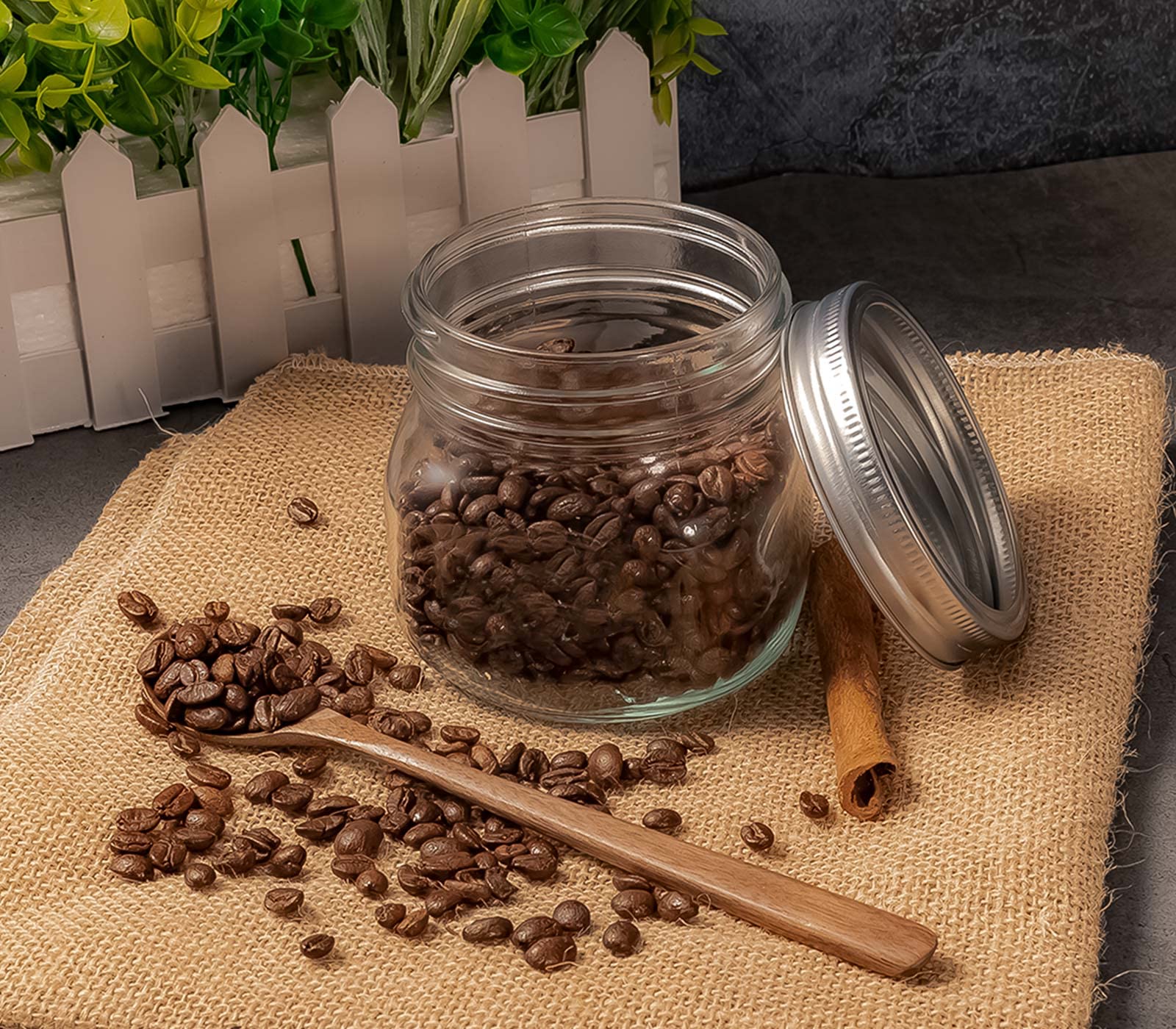 Ieavier 6 Pack Wide Mouth Mason Jars 16Oz With Airtight Lids And Bands, Canning Jars With Crystal Glass For Food Storage, Spice