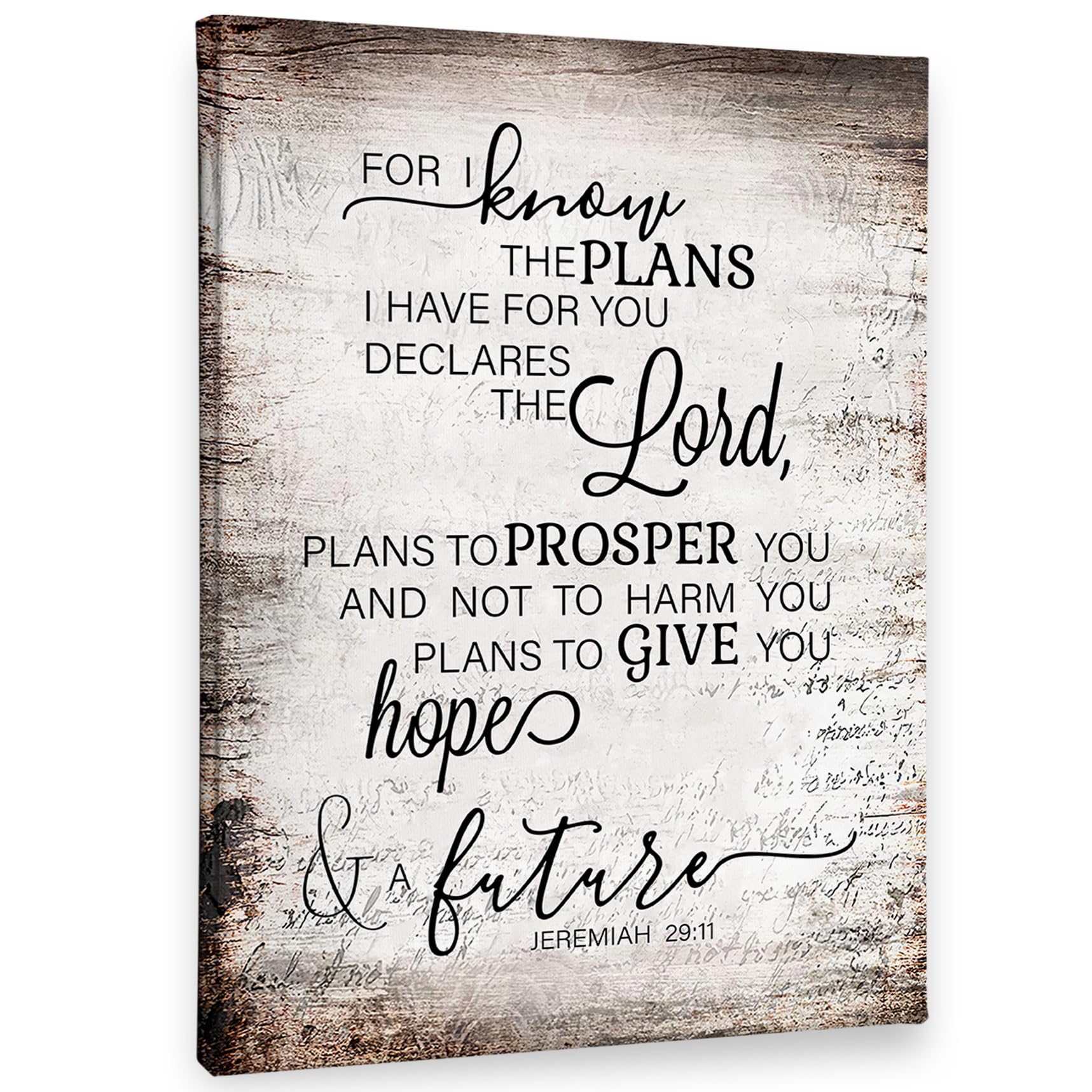 Phamte Jeremiah 29 11 Wall Art, Christian Jeremiah 29:11 For I Know The Plans I Have For You Wall Art, Bible Verse Scripture Pri