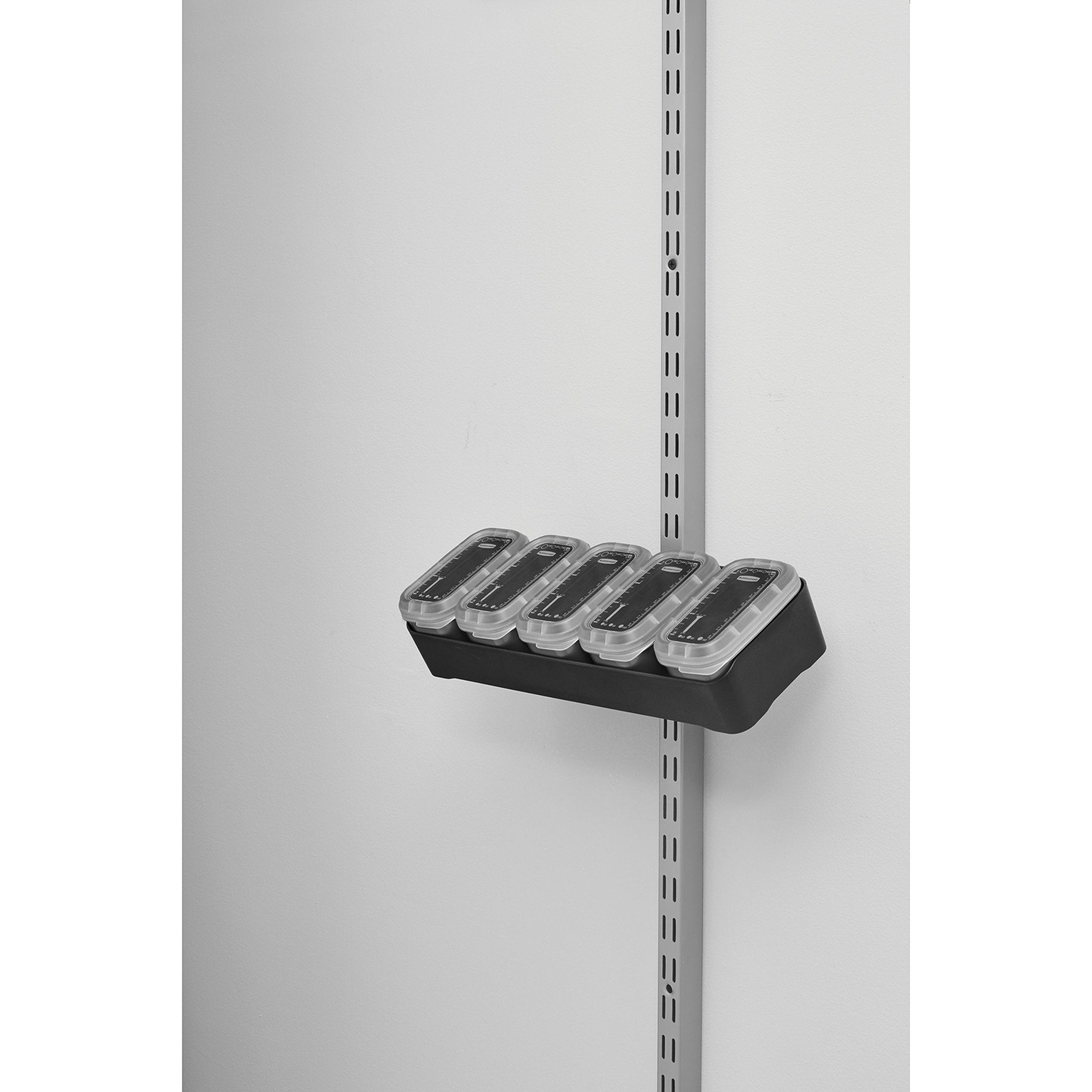 Rubbermaid Fasttrack Rail Bench Blox Kit, Garage Organization System For Tools, Cleaning Supplies, Space Saving