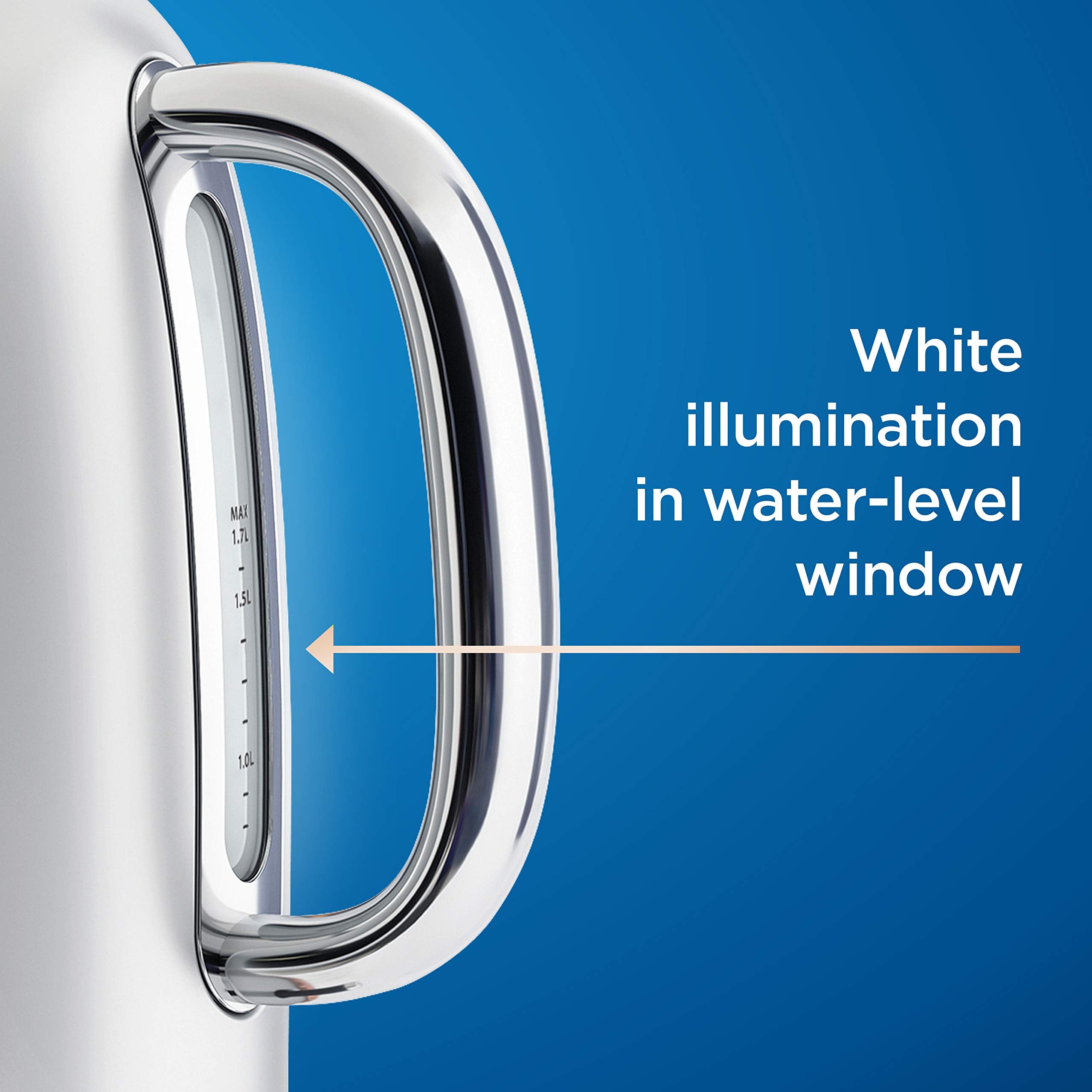 Oster 2097736 Electric Kettle Metropolitan Collection With Rose Gold Accents