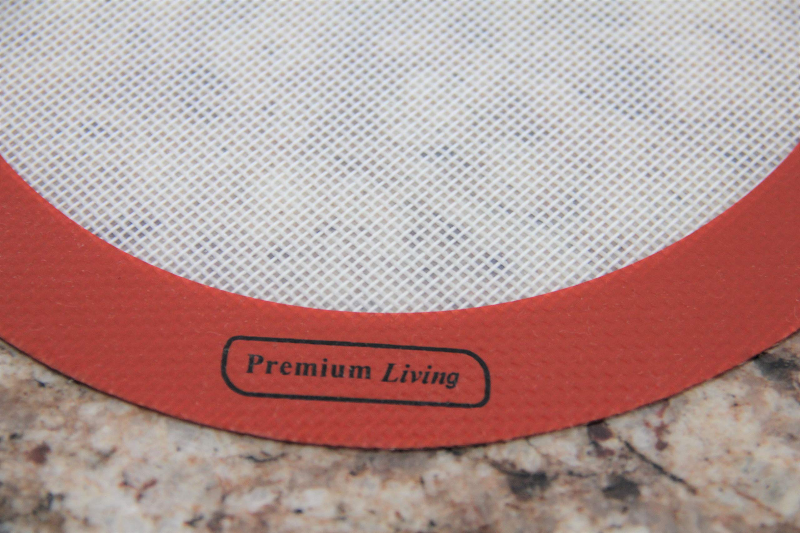 Round Silicone Baking Mat For Cakes, Pastry, Pies, 0.75 Mm Thick, Reusable Baking Liner, Non-Stick, Easy Clean, Professional Gra