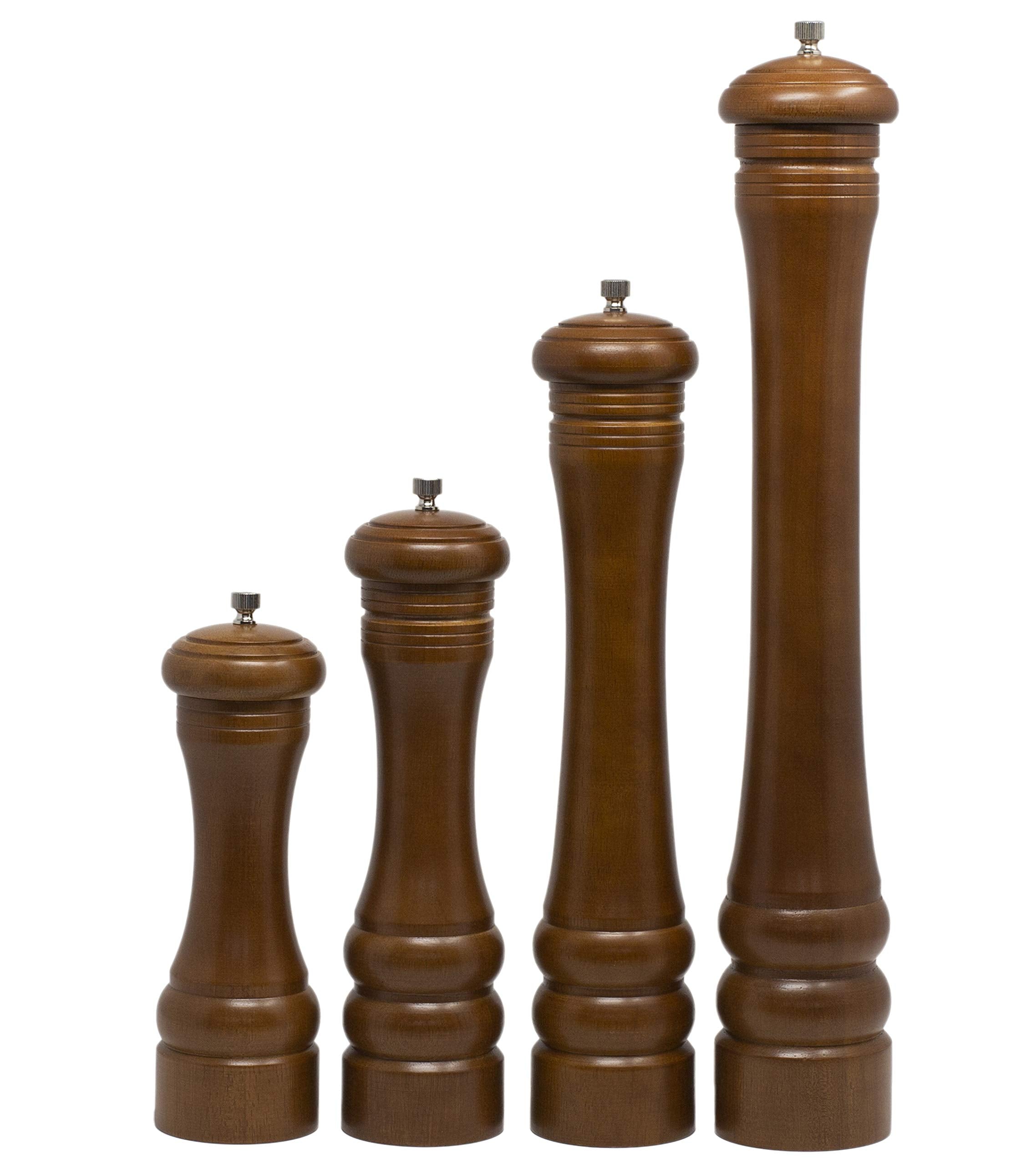 OLDE THOMPSON 8" Senator Wood Pepper Mill, Walnut - Durable Walnut Material, Model 10-5000