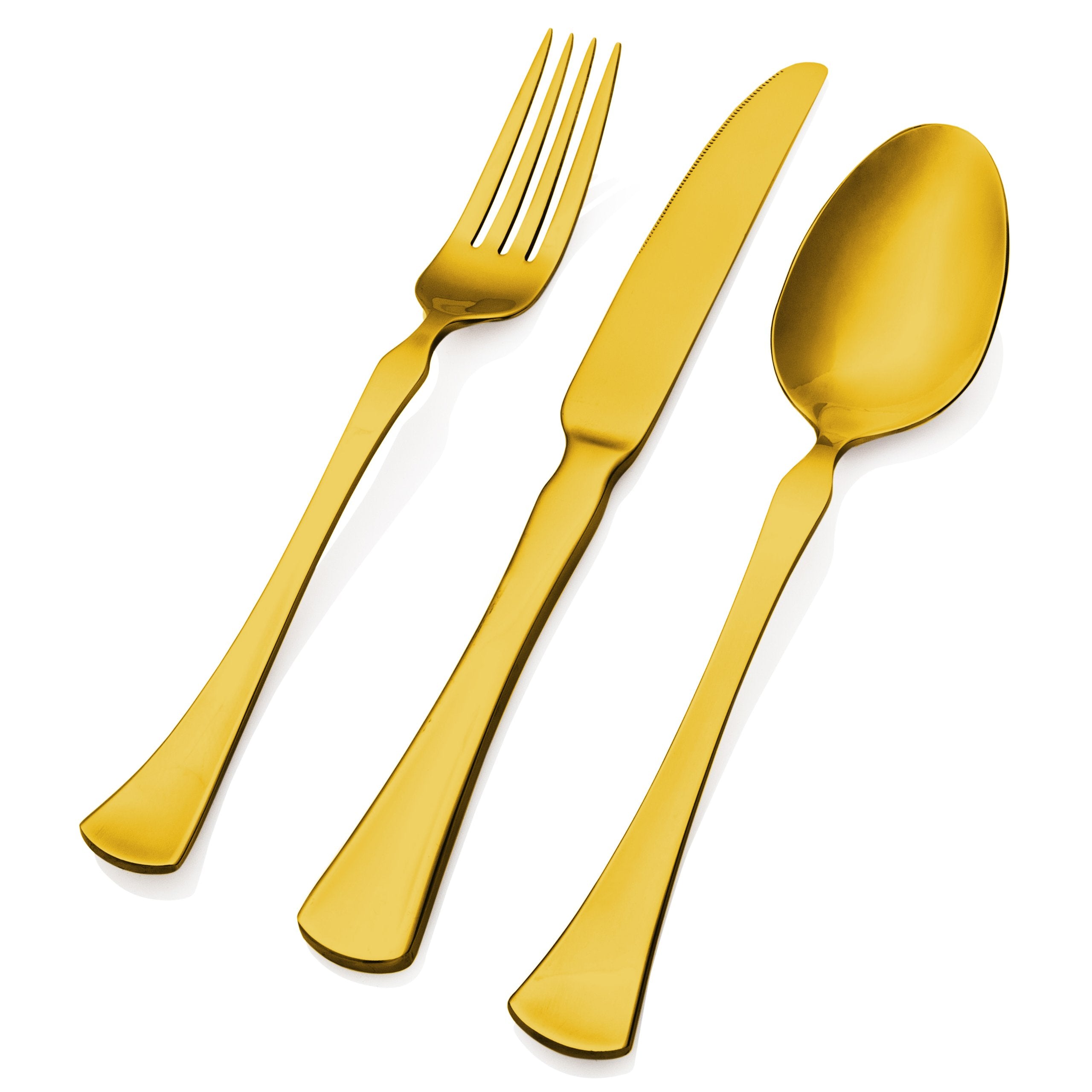 Hampton Forge Skandia - Refined Gold - 20 Piece Flatware Set, Service For 4