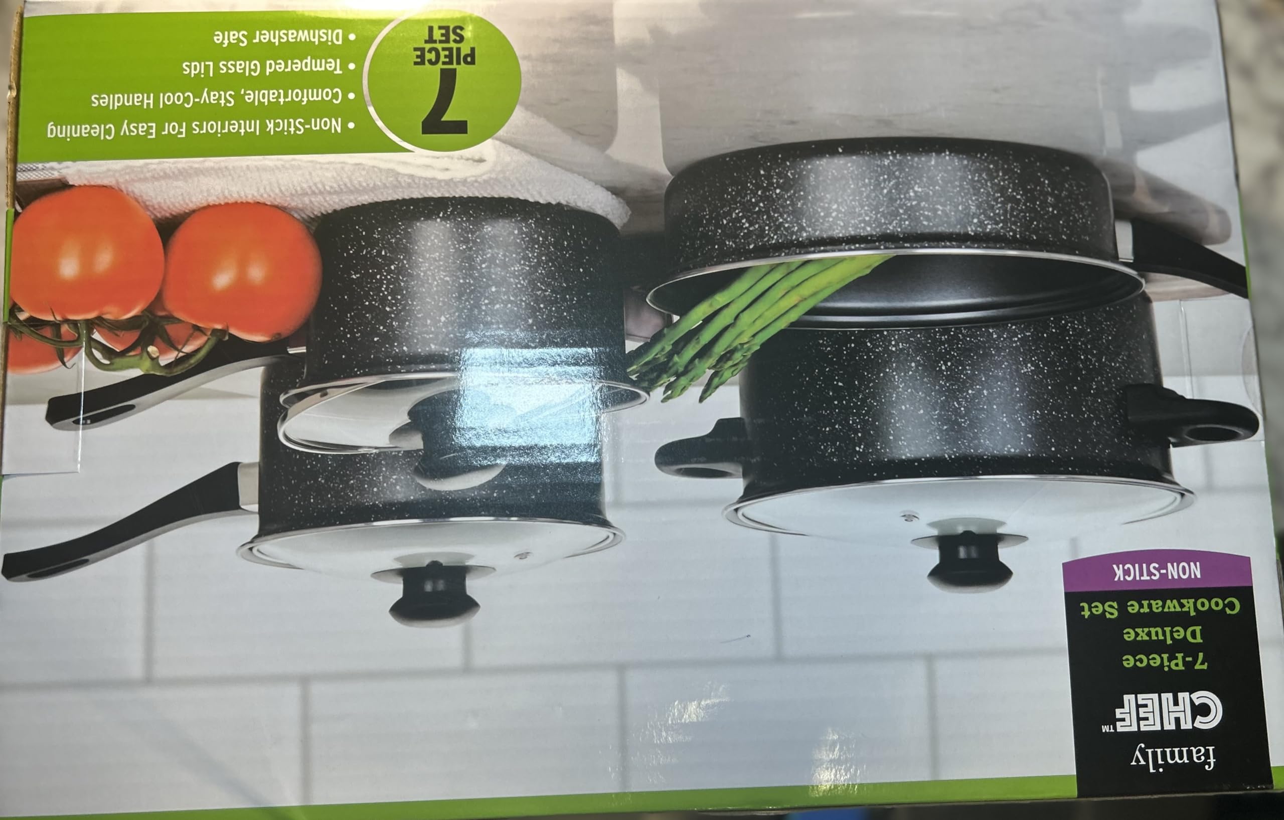 Family Chef 7Piece deluxe cookware set
