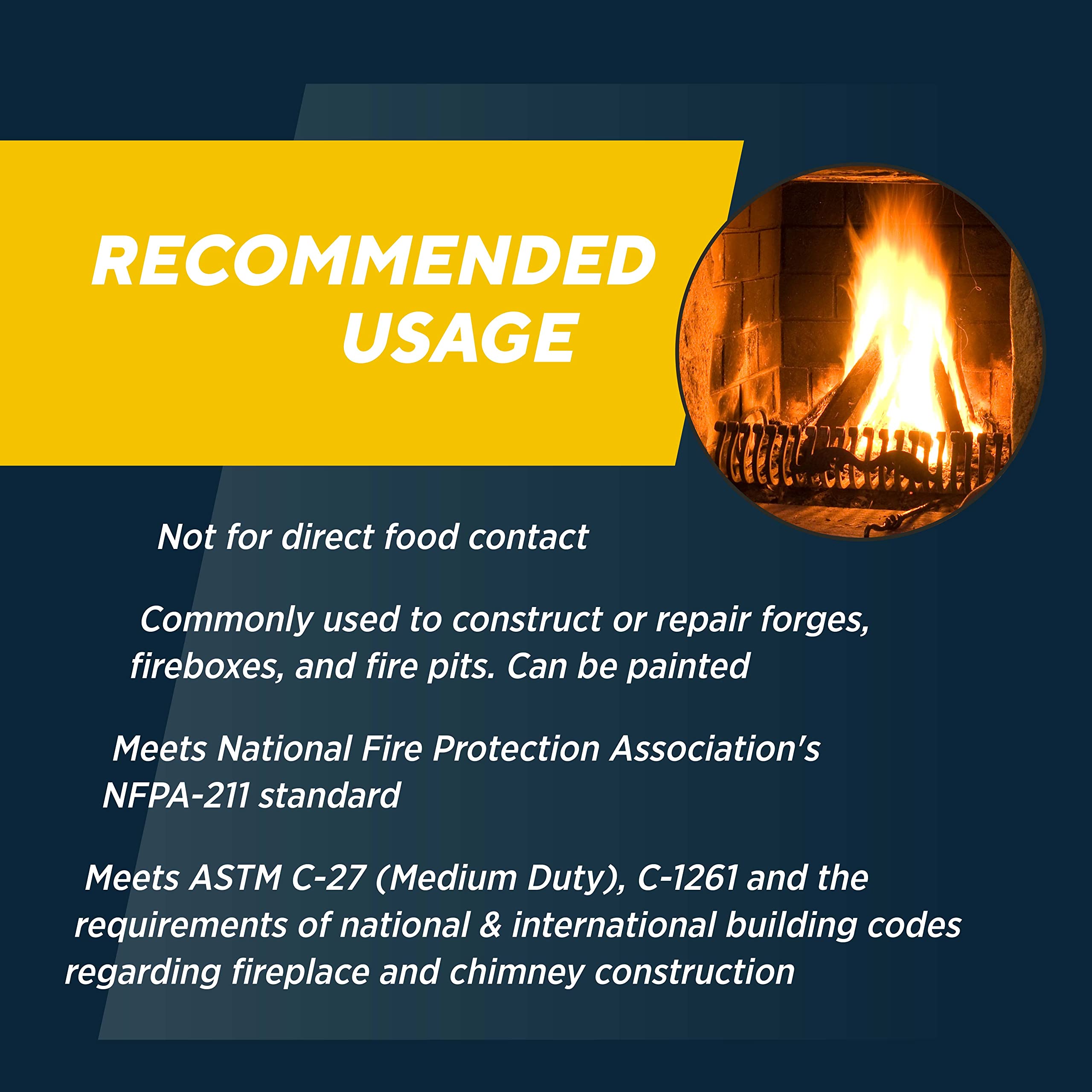 Rutland Products Fire Brick, 6 Count, Pack Of 1