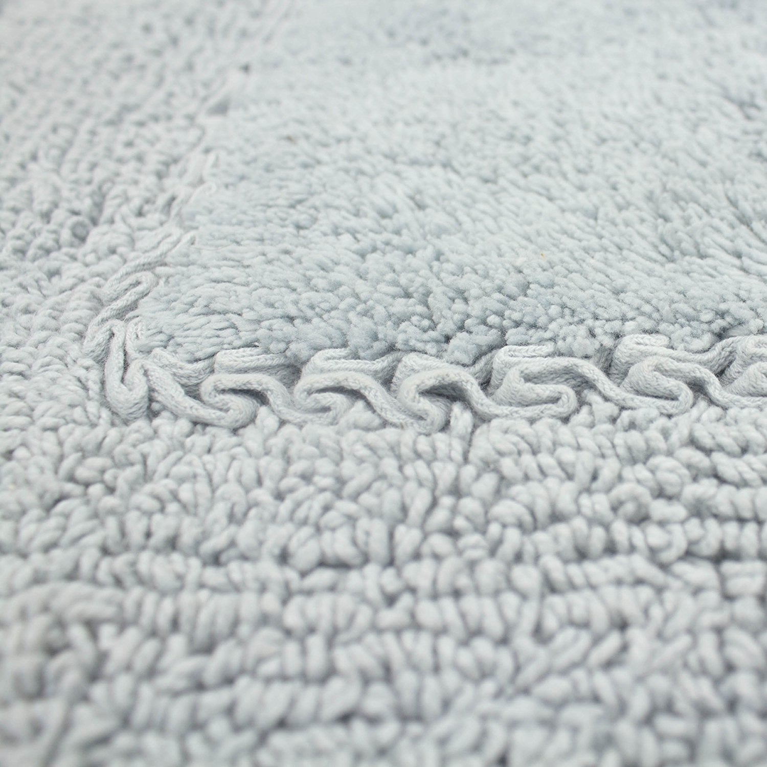 Laura Ashley Ruffle Cotton 17'' X 24'' Bath Rug, Aqua