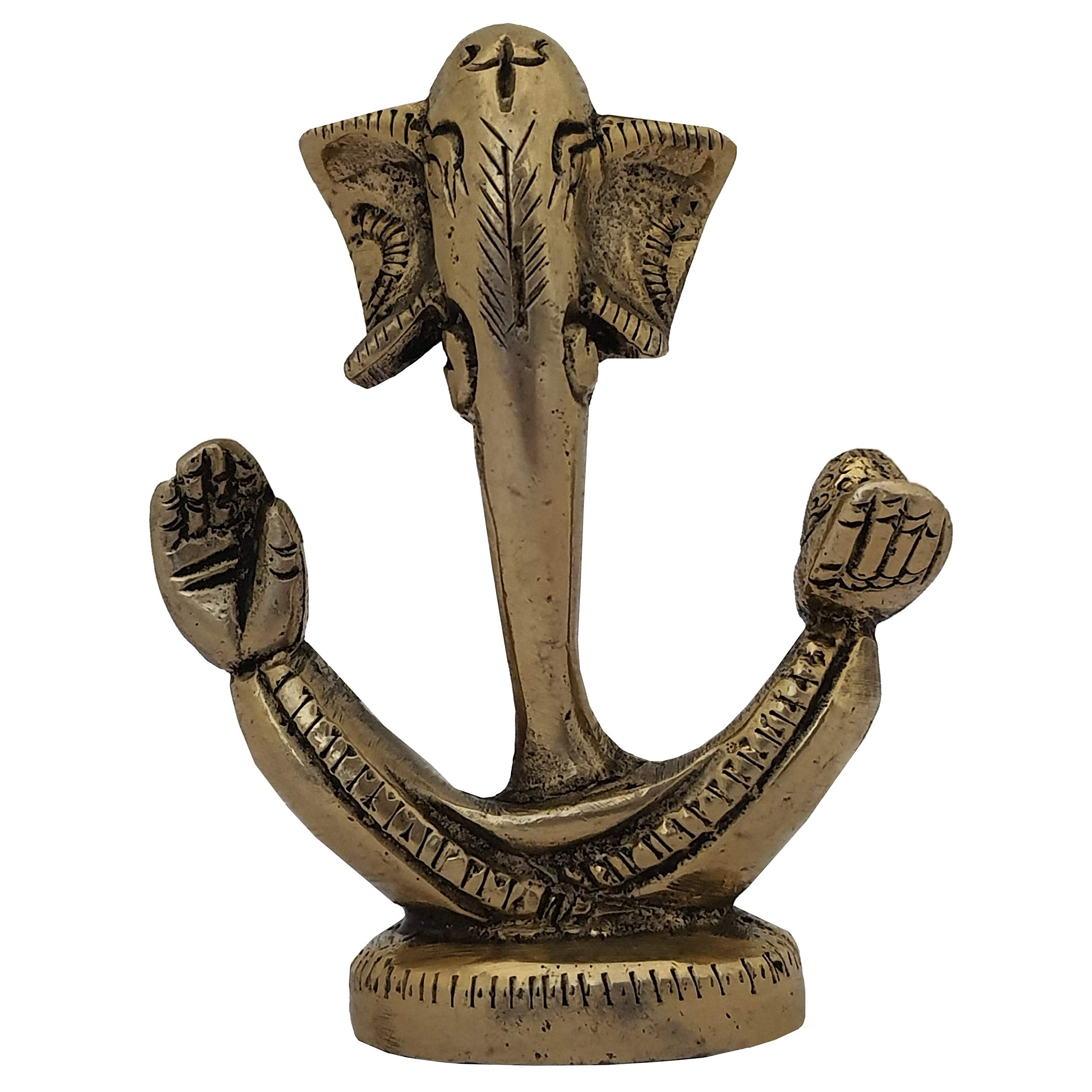 Divya Mantra Ganesh Idol Home Temple Decor Mandir Room Decoration Accessories Indian Hindu Lord Shri Ganesha Ji Diwali Pooja Gan