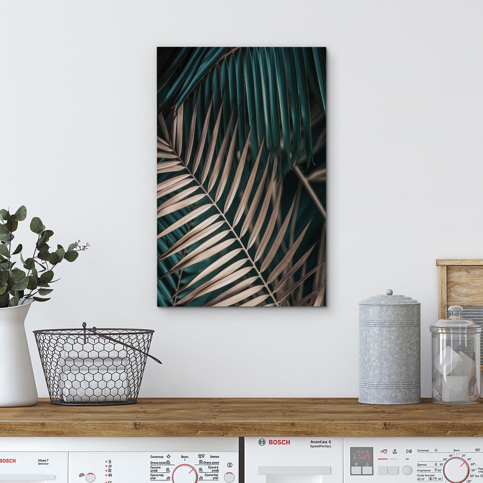 Wall26 Canvas Print Wall Art Tropical Palm Frond Exotic Botanical Nature Wilderness Photography Modern Art Decorative Country Mu