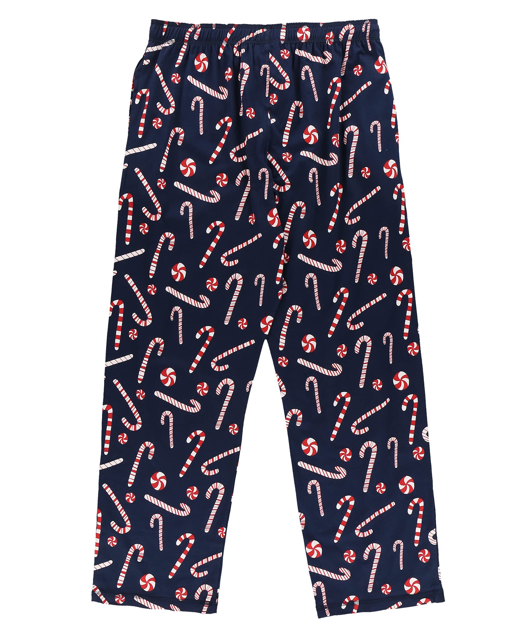 Lazy One Pajama Pants for Men, X-Small, Cotton, Candy Cane, Funny Lounge Bottoms