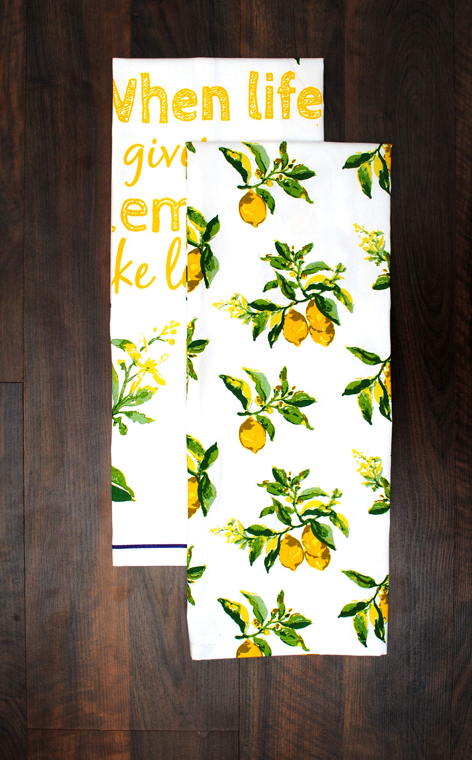 Amour Infini Pot Holders, Oven Mitt And Kitchen Towel Heat Resistant 5-Piece Cotton Kitchen Set Perfect For Cooking, Baking, And