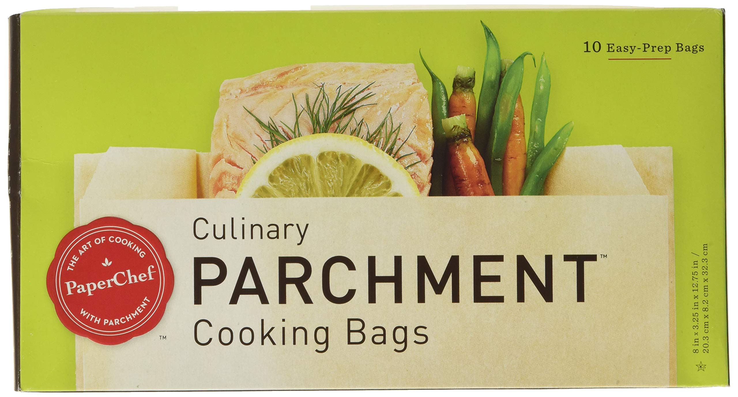 Paperchef Pc5003 (2 Pack) Parchment Paper Nonstick Cooking Bags, 10-Ctbox, 1483, Tan