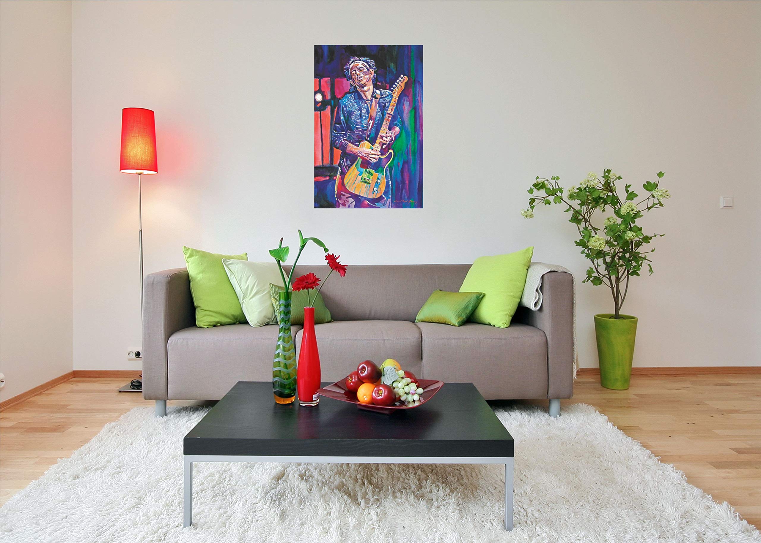 Keith Richards - By: David Lloyd Glover - Officially Licensed - Poster - 24'' X 36''