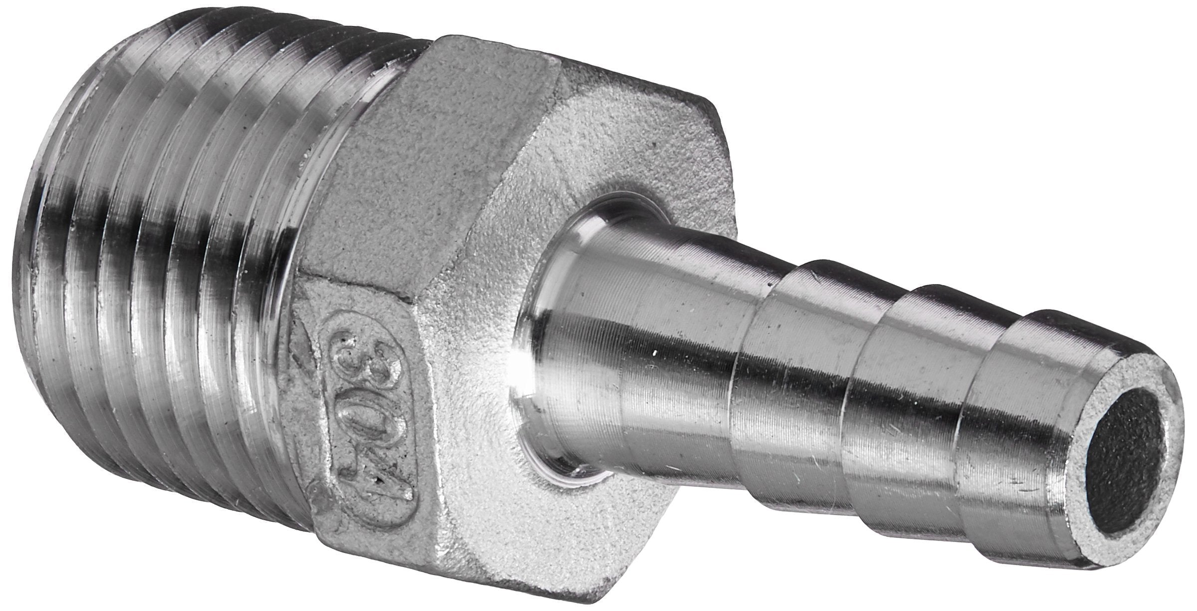 1/2'' Mpt X 3/8'' Barb - Stainless By Midwest Homebrewing And Winemaking Supplies