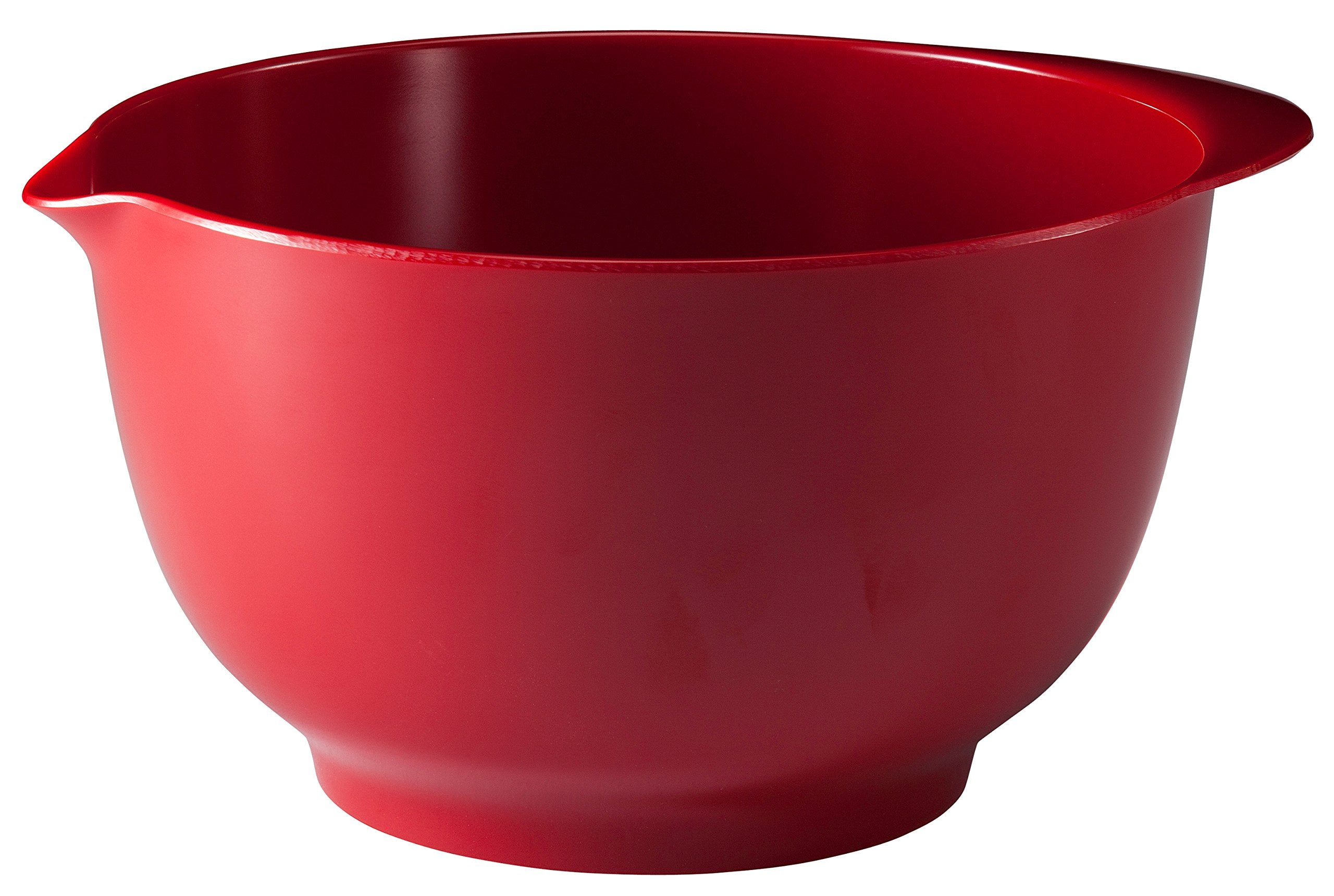 Hutzler Classic 3 Liter Melamine Mixing Bowl, Red