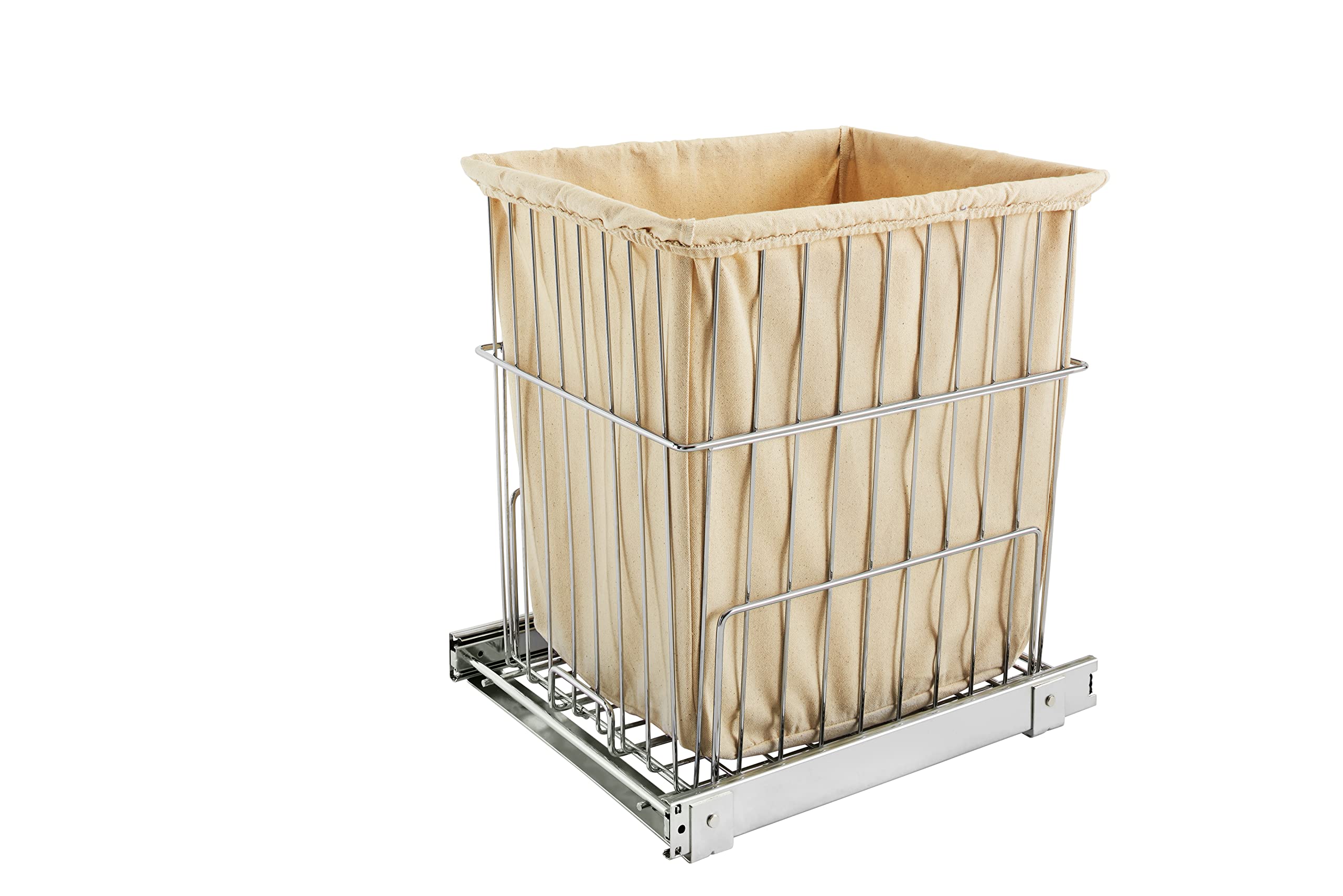 RevAShelf HRV1520 S CR Cabinet Hamper Wire Pullout, Chrome