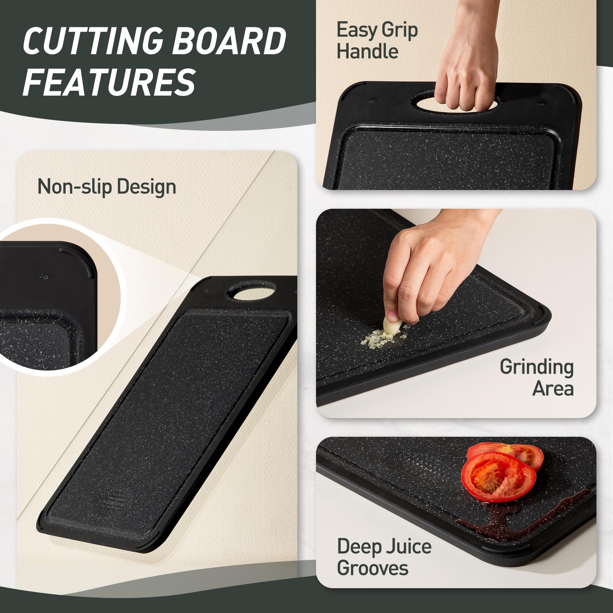 2 in 1 Stainless Steel Cutting Board with Handle 2 Packs Dad Parents Papa Stepdad Pappy Poppy Pawpaw Who Want Nothing Everything