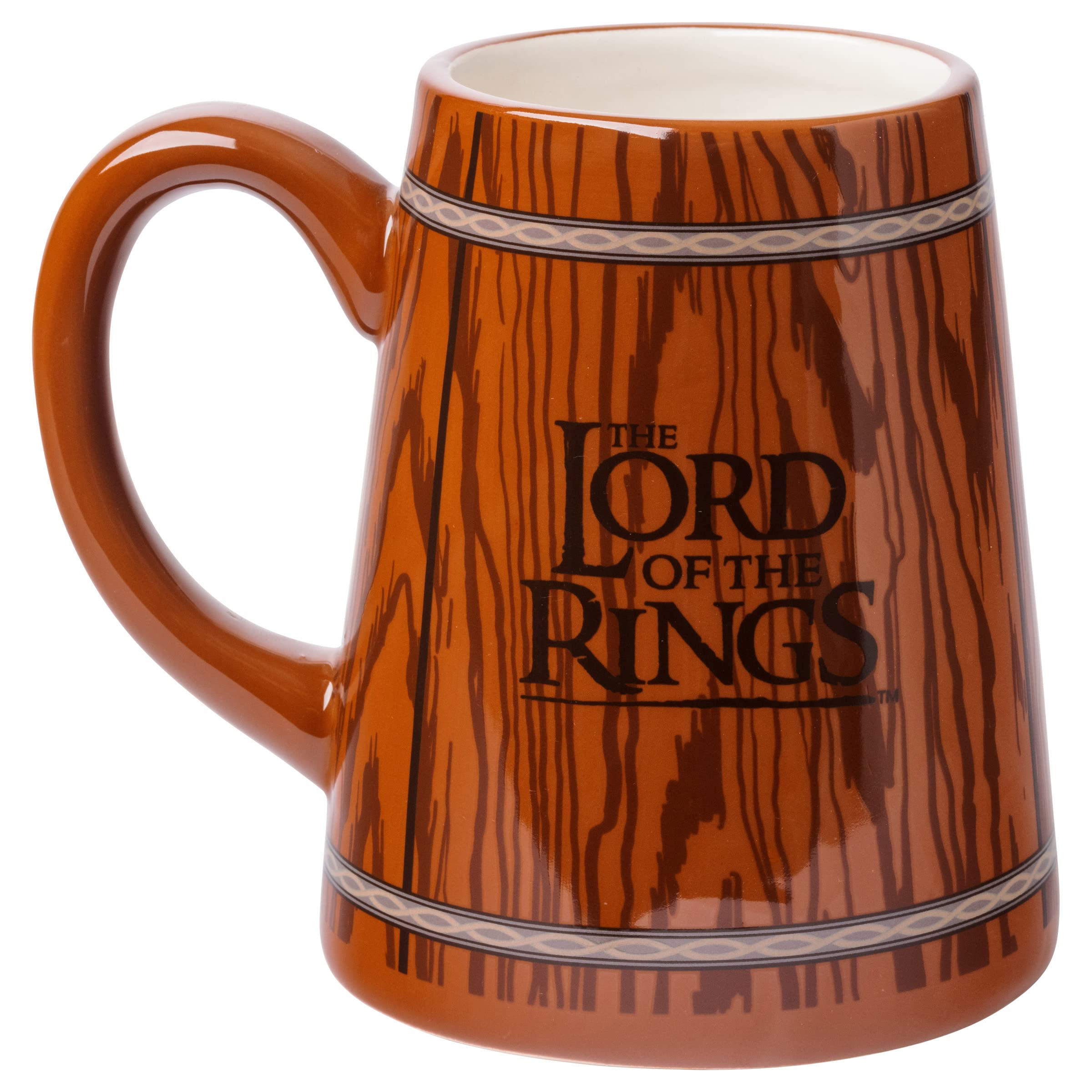 Silver Buffalo Lord Of The Rings Prancing Pony Ceramic 3D Sculpted Mug, 20 Ounces