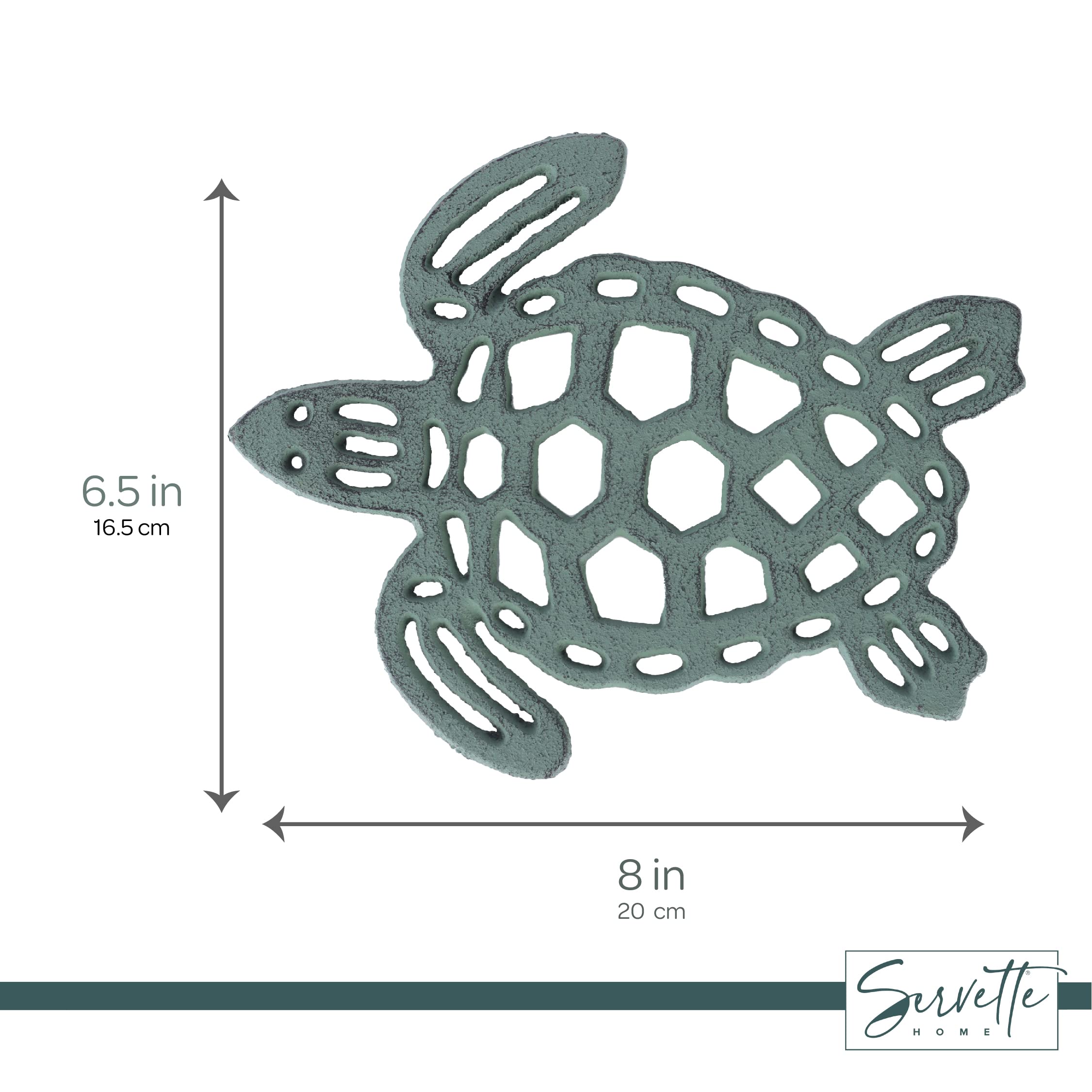 Cast Iron Sea Turtle Trivets For Hot Dishes