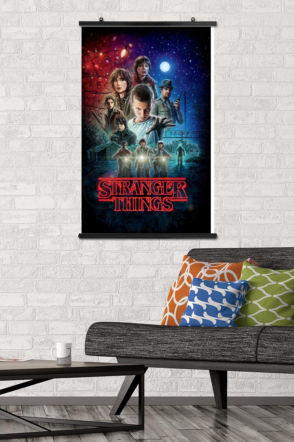 Trends International Netflix Stranger Things - One Sheet Wall Poster, 22.37'' X 34.00'', Premium Poster & Clip Bundle