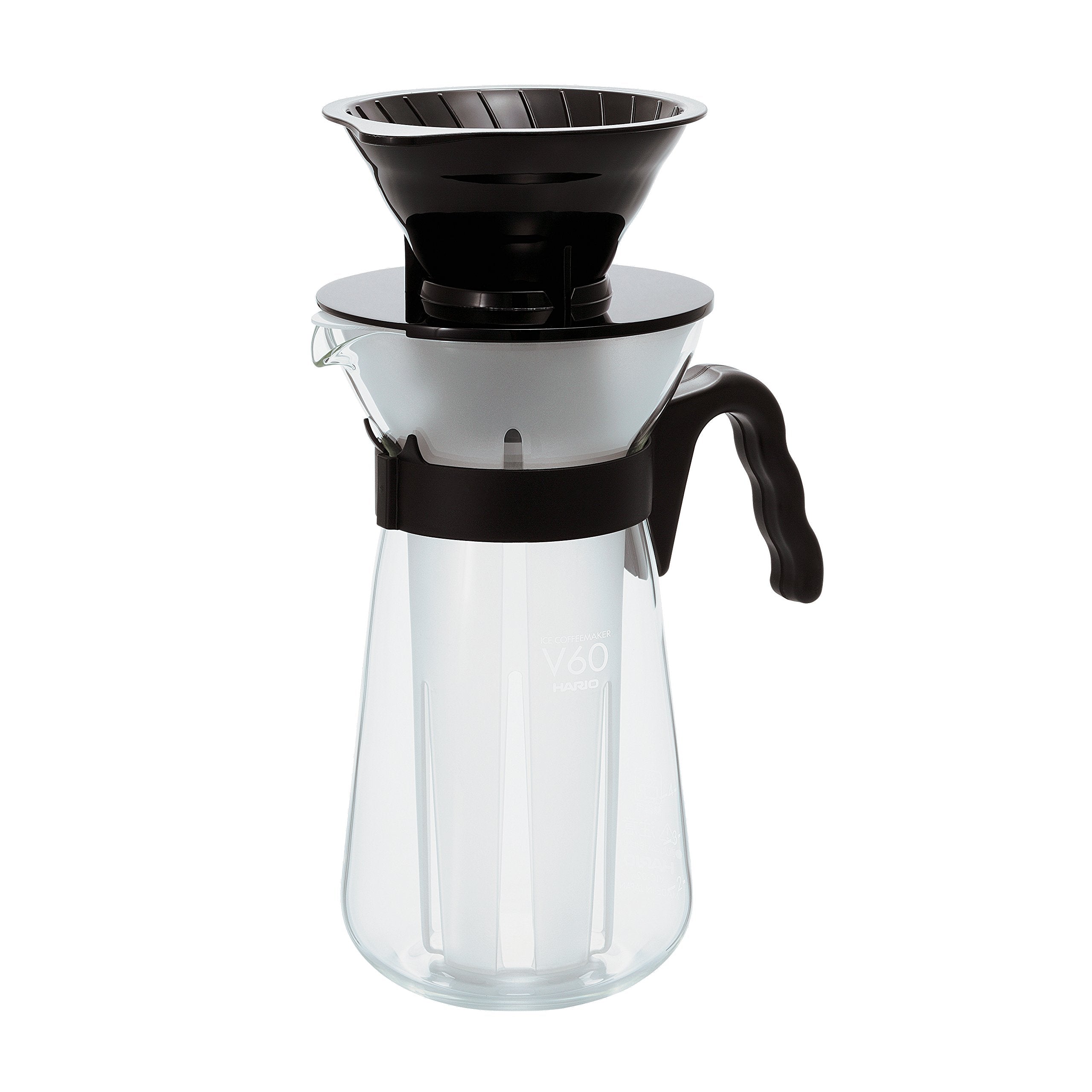 Hario V60 ''Fretta'' Hot And Iced Coffee Maker, 700Ml, Black