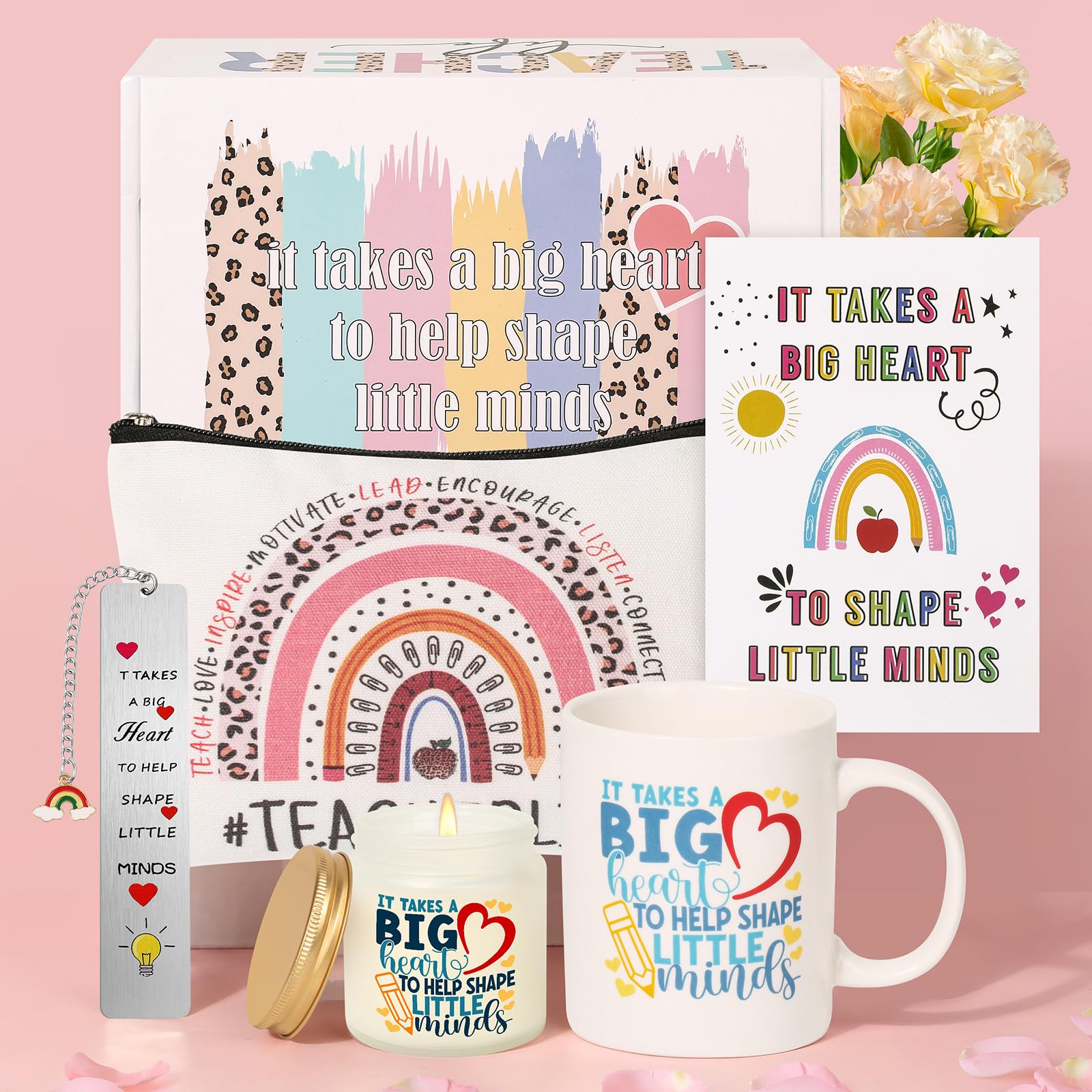 Teacher Appreciation Gifts, Valentine's Day Gifts Basket for Teachers, Thank You Teacher Box from Student, Teacher Gifts Set for