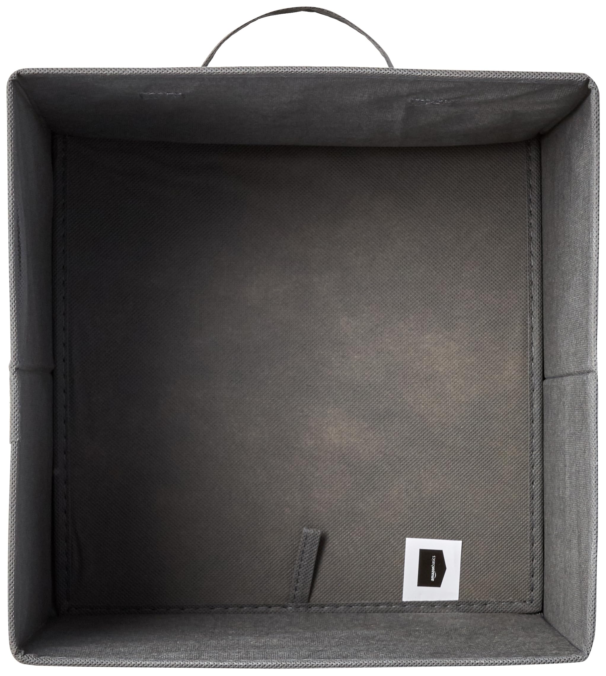 Amazon Basics collapsible Fabric Storage cubes Organizer with Handles  105x105x11  Pack of 6  gray