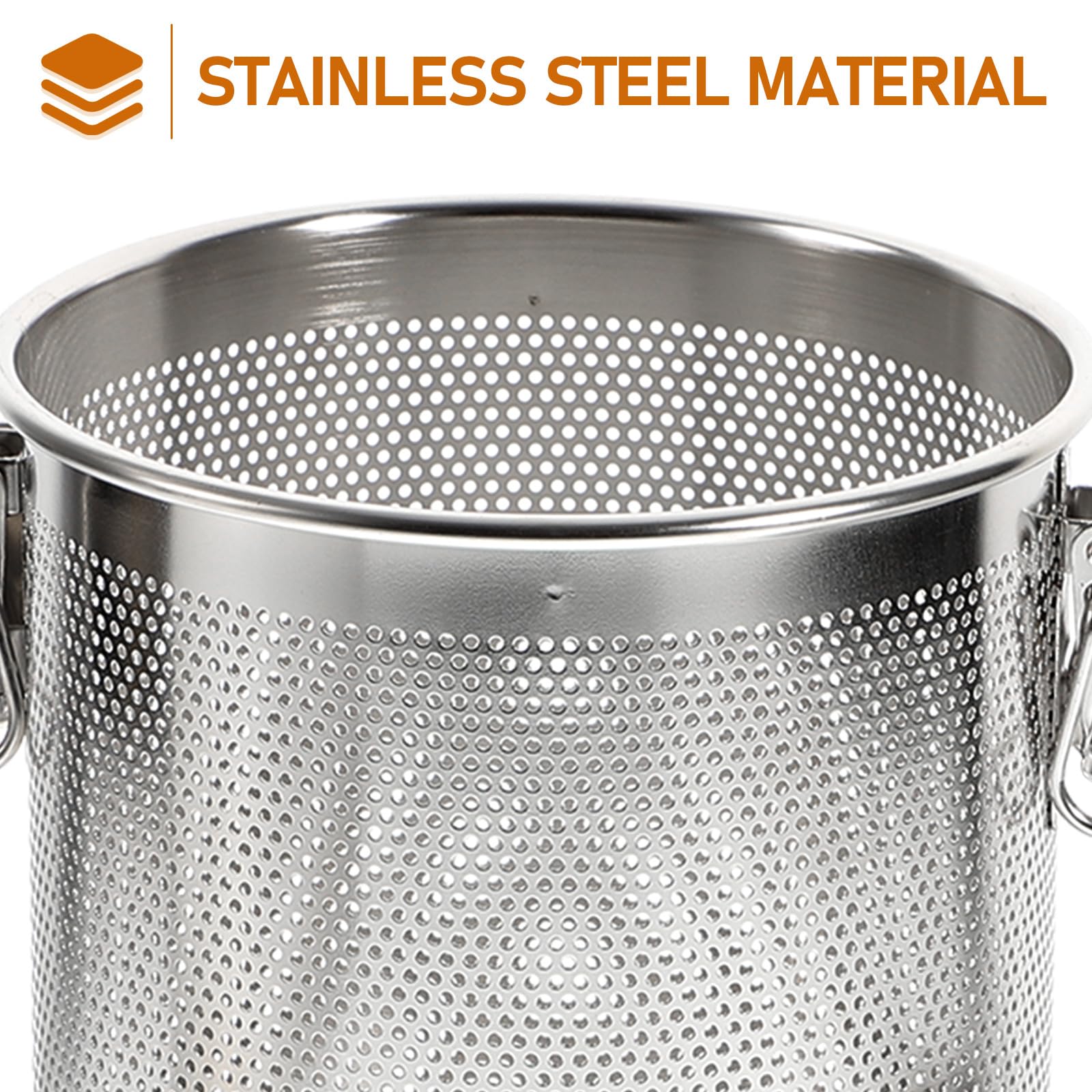 Yardwe Stainless Steel Tea Ball Strainer, Tea Infuser With Extended Chain Hook, Fine Mesh Cooking Infuser For Loose Leaf Tea Sea