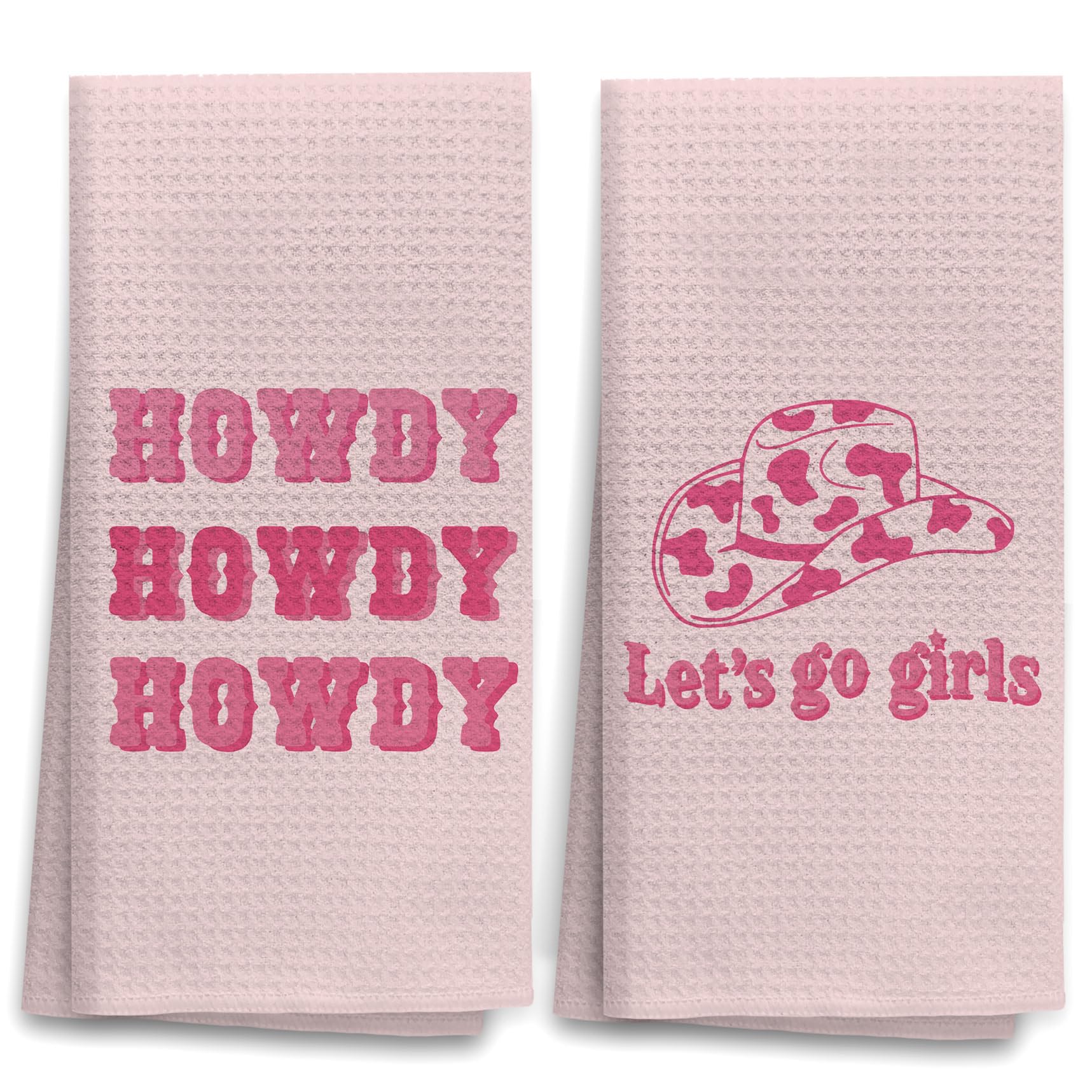 Ohsul Preppy Bathroom Decor, Kitchen Towels Pink, Pink Kitchen Towels Hand Dish Towels, Hot Pink Bathroom Accessories Pink Bathr