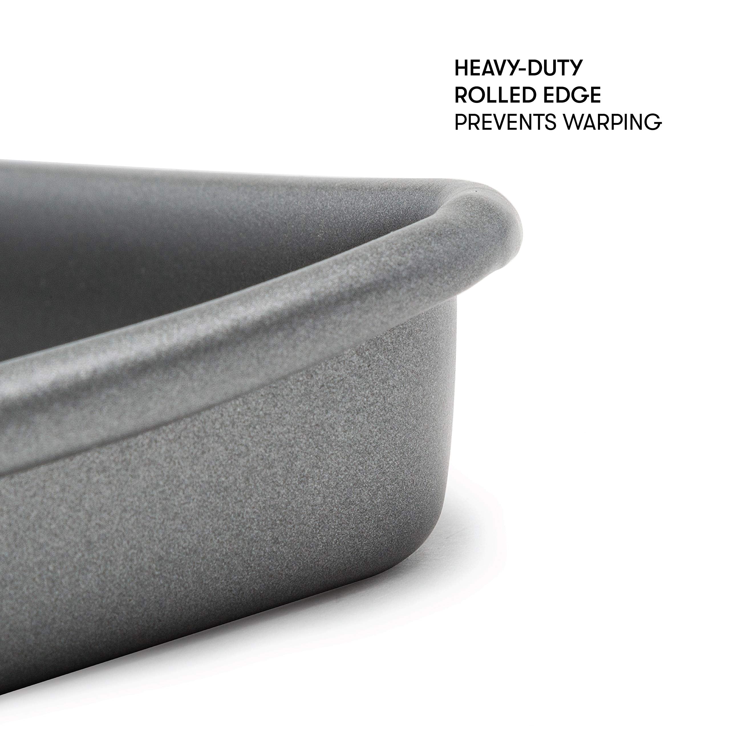 Cooking Light Heavy Duty Nonstick Bakeware Carbon Steel Baking Sheet Or Cookie Sheet With Quick Release Coating, Manufactured Wi