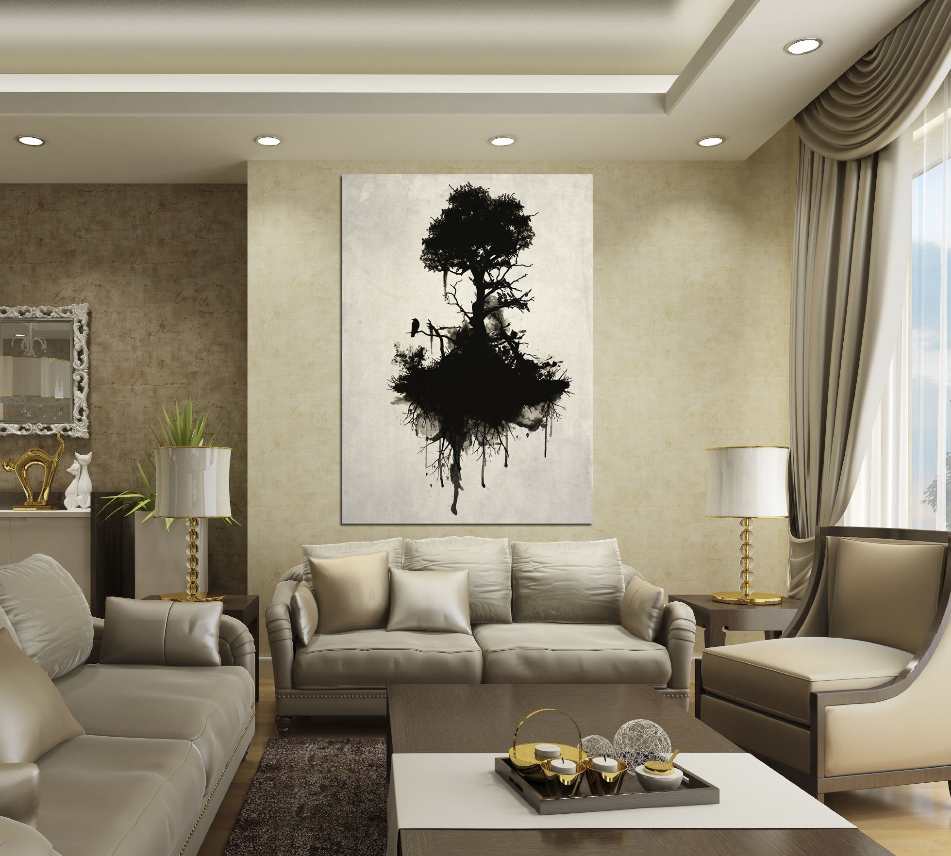 Cortesi Home 'Last Tree Standing' By Nicklas Gustafsson, Canvas Wall Art, 12''X18''