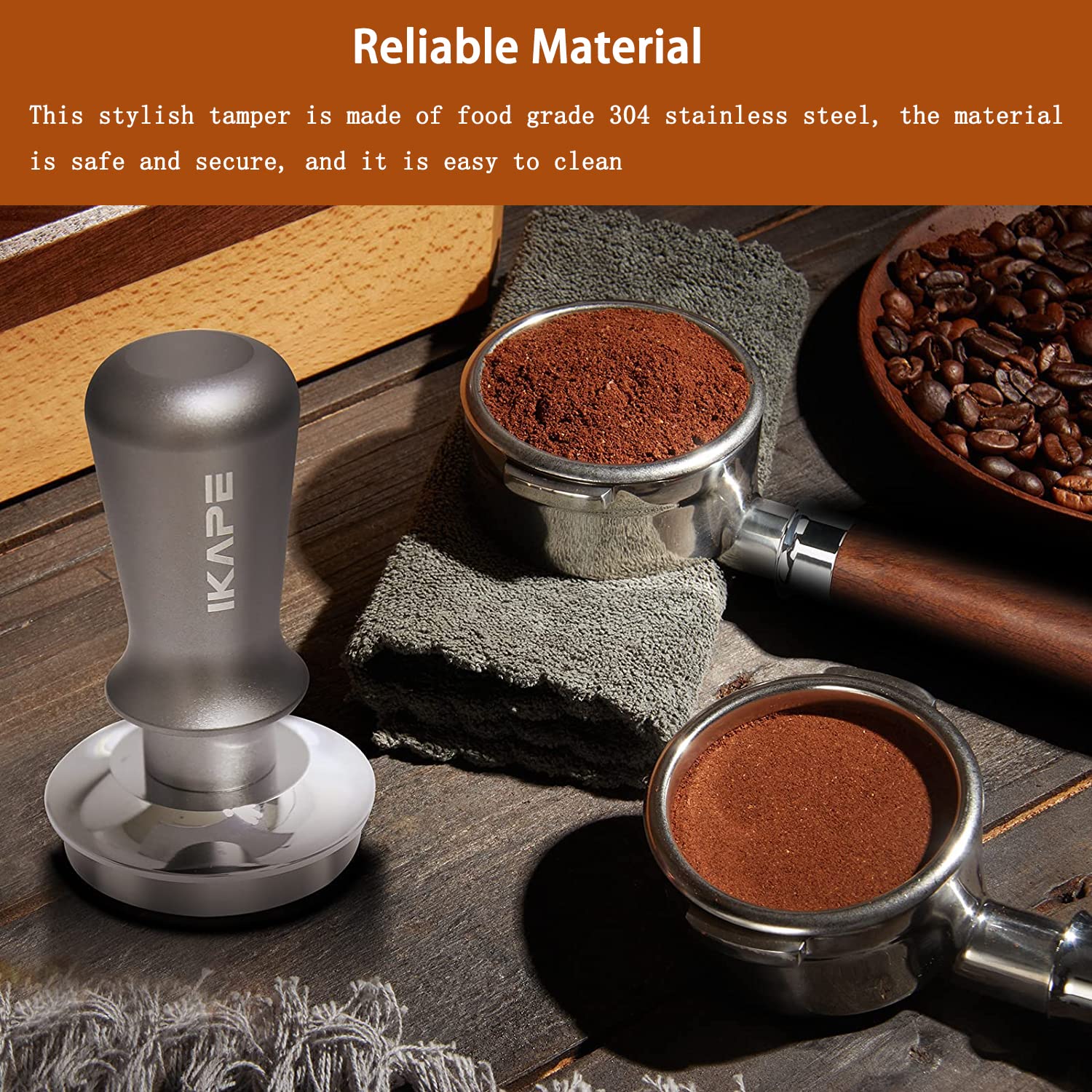 51Mm Calibrated Espresso Tamper, Coffee Tamper With Two Calibrated Springs Loaded, Calibrated Tamper With Reliable Materials, 10