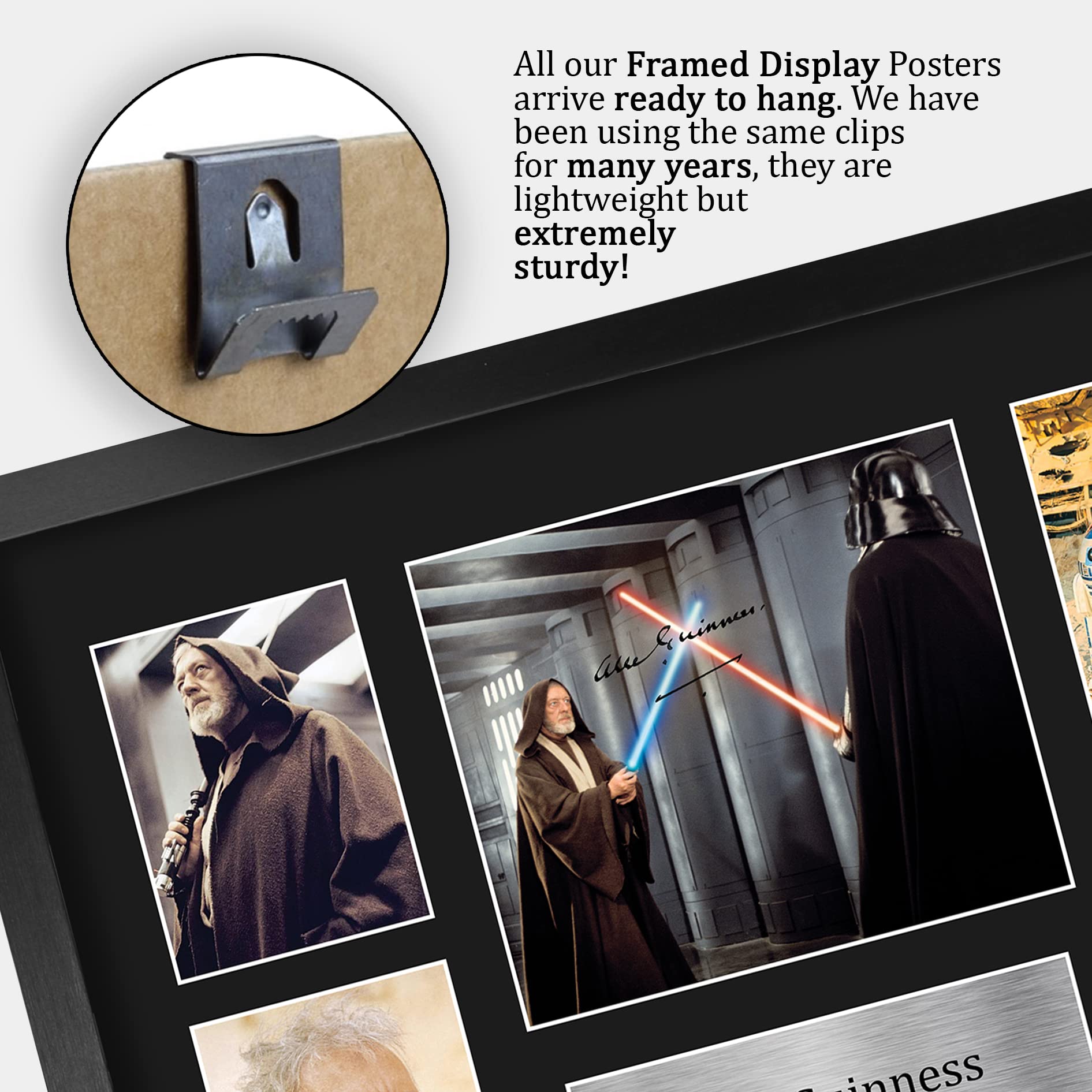 Hwc Trading Alec Guinness Star Wars Obi-Wan Kenobi 16 X 12 Inch (A3) Printed Gifts Signed Autograph Picture For Movie Memorabili