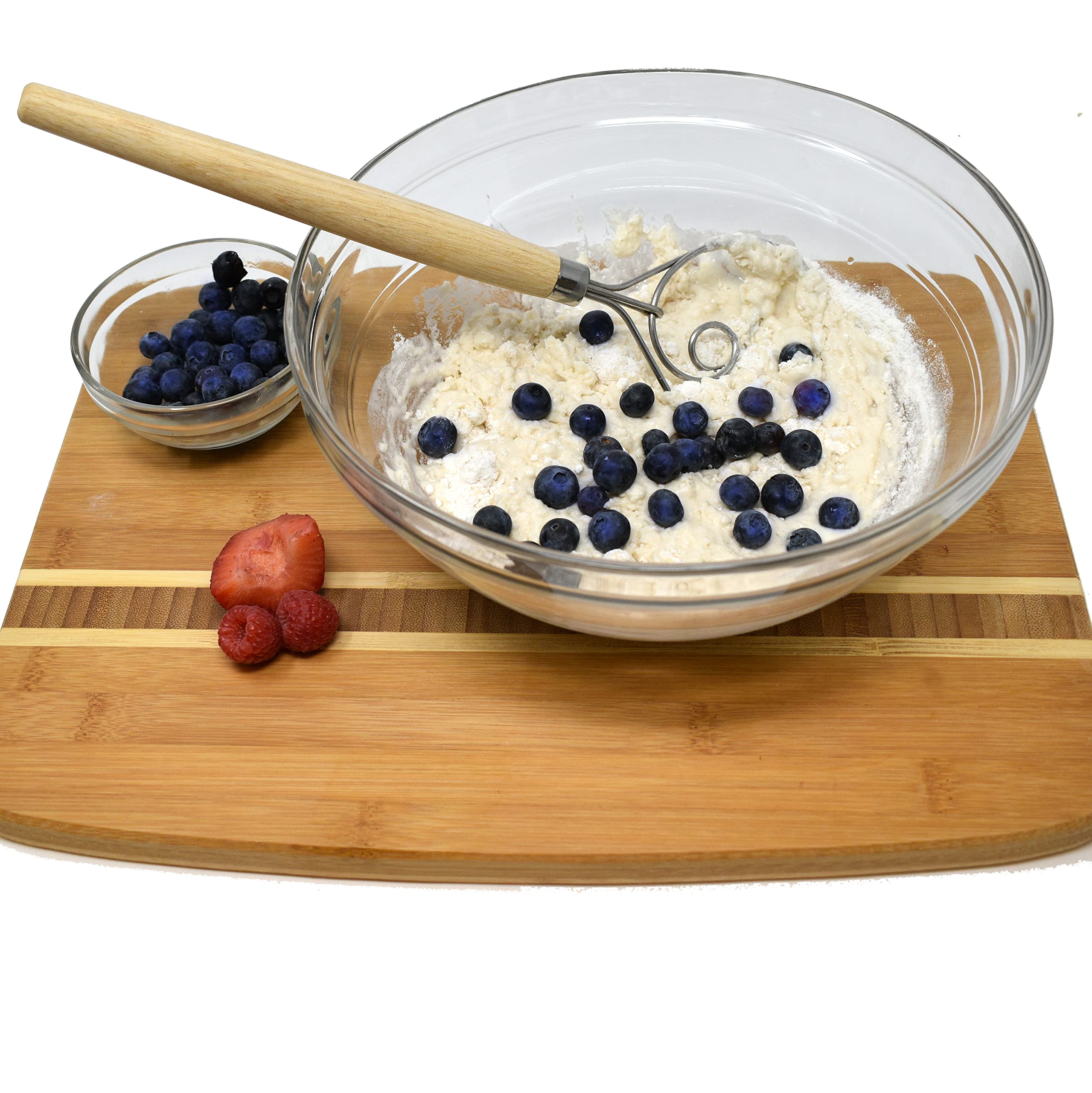 Norpro Scandinavian Dough Whisk 12'' X 3.25'' X .88''