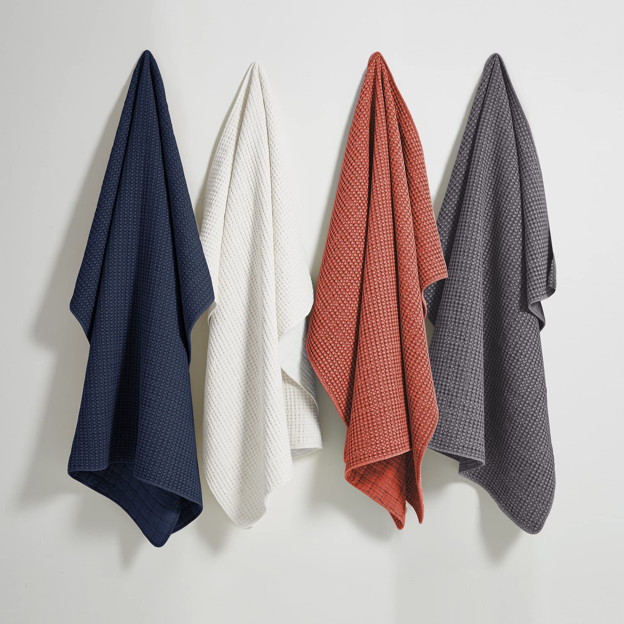 Levtex Home - Mills Waffle - Throw - Adobe Cotton Waffle - Throw Size 50 X 60In