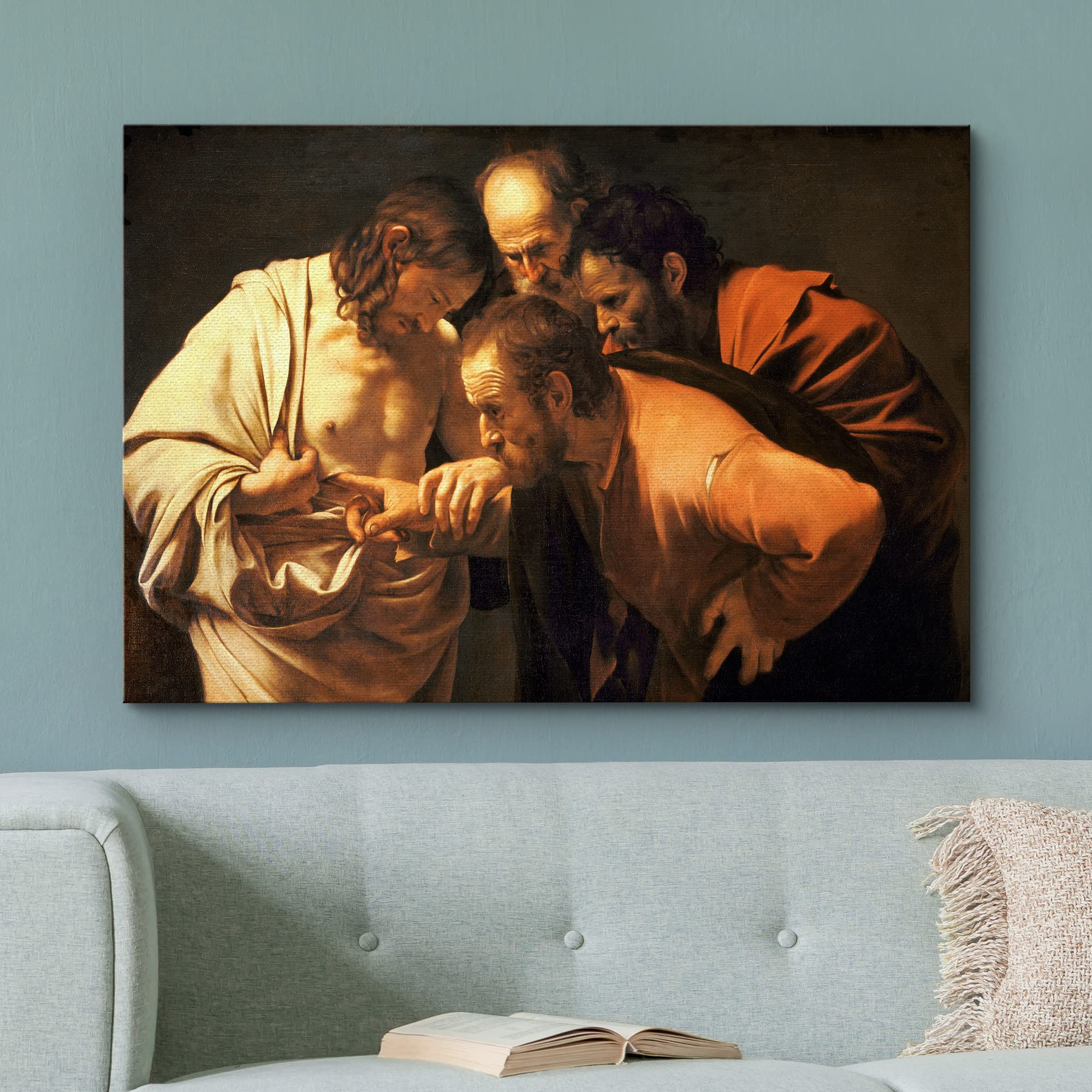wall26 Canvas Print - The Incredulity of Saint Thomas - 16" x 24" - Art Reproduction