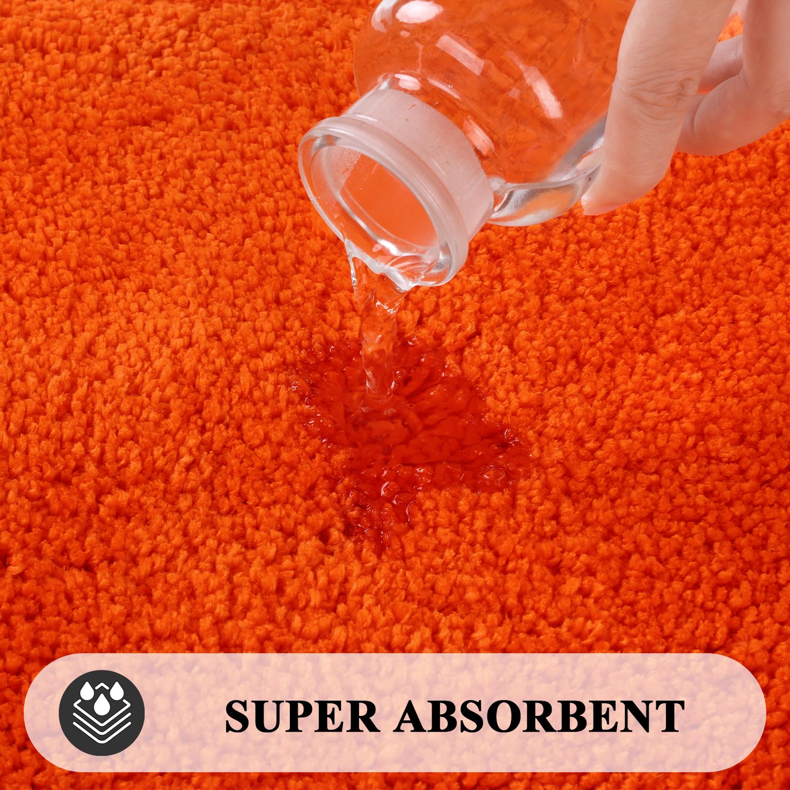 Shacos Super Soft Bathroom Rug Runner Mat 20''X47'' Non Slip Bath Rug Microfiber Absorbent Shower Mat Long Bathroom Floor Rug Ma