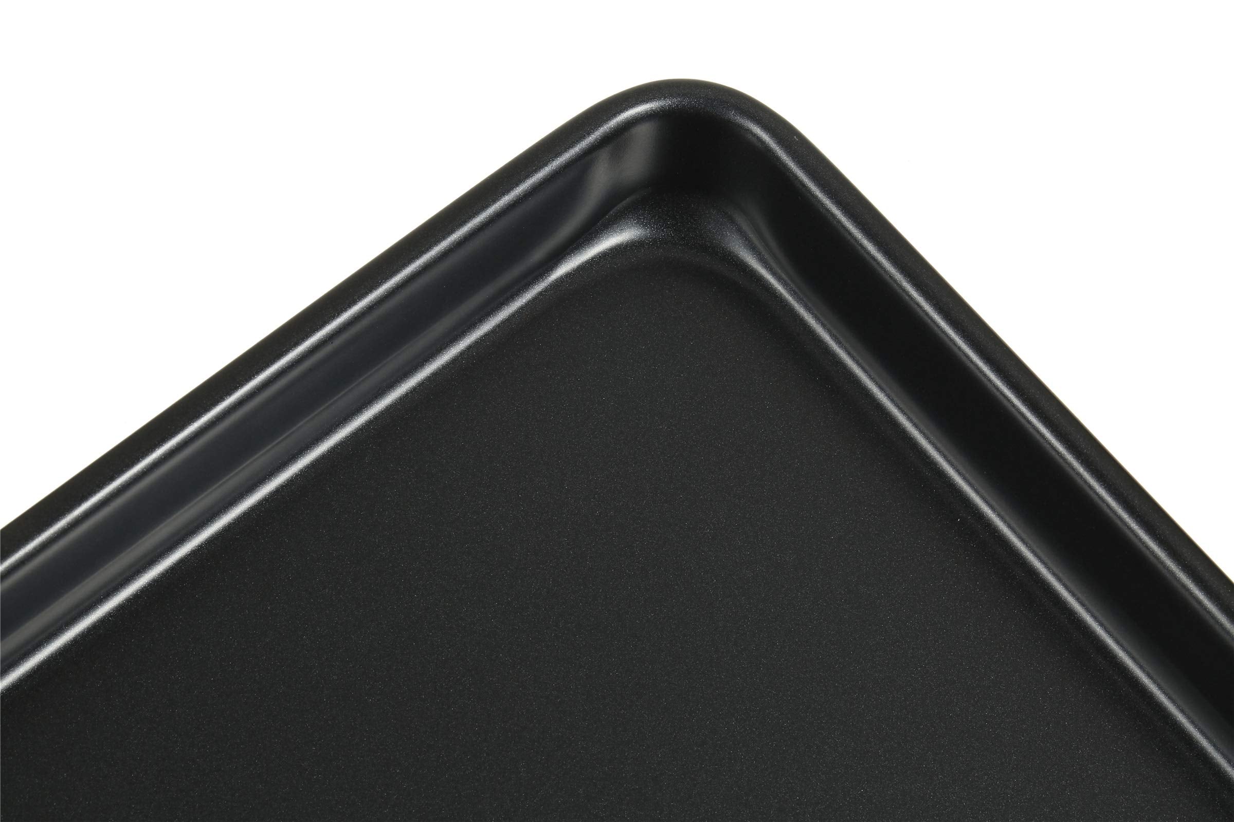 11 Inch Baking Sheets Pan Nonstick Set Of 2, Walooza 1-Inch Deep Baking Trays, 11X9 Inch Cookie Sheet Replacement Toaster Oven T