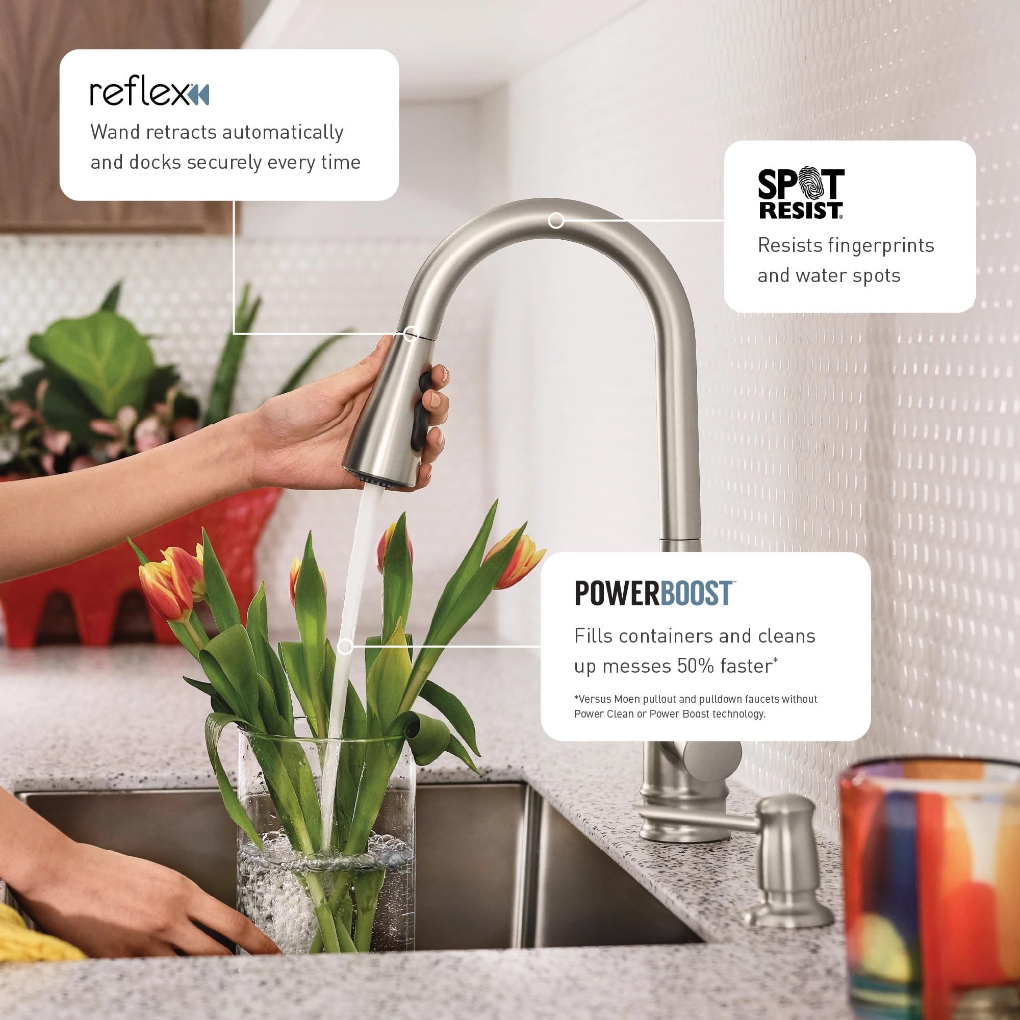 Moen 7594Evsrs Arbor Kitchen-Sink-Faucets, Stainless
