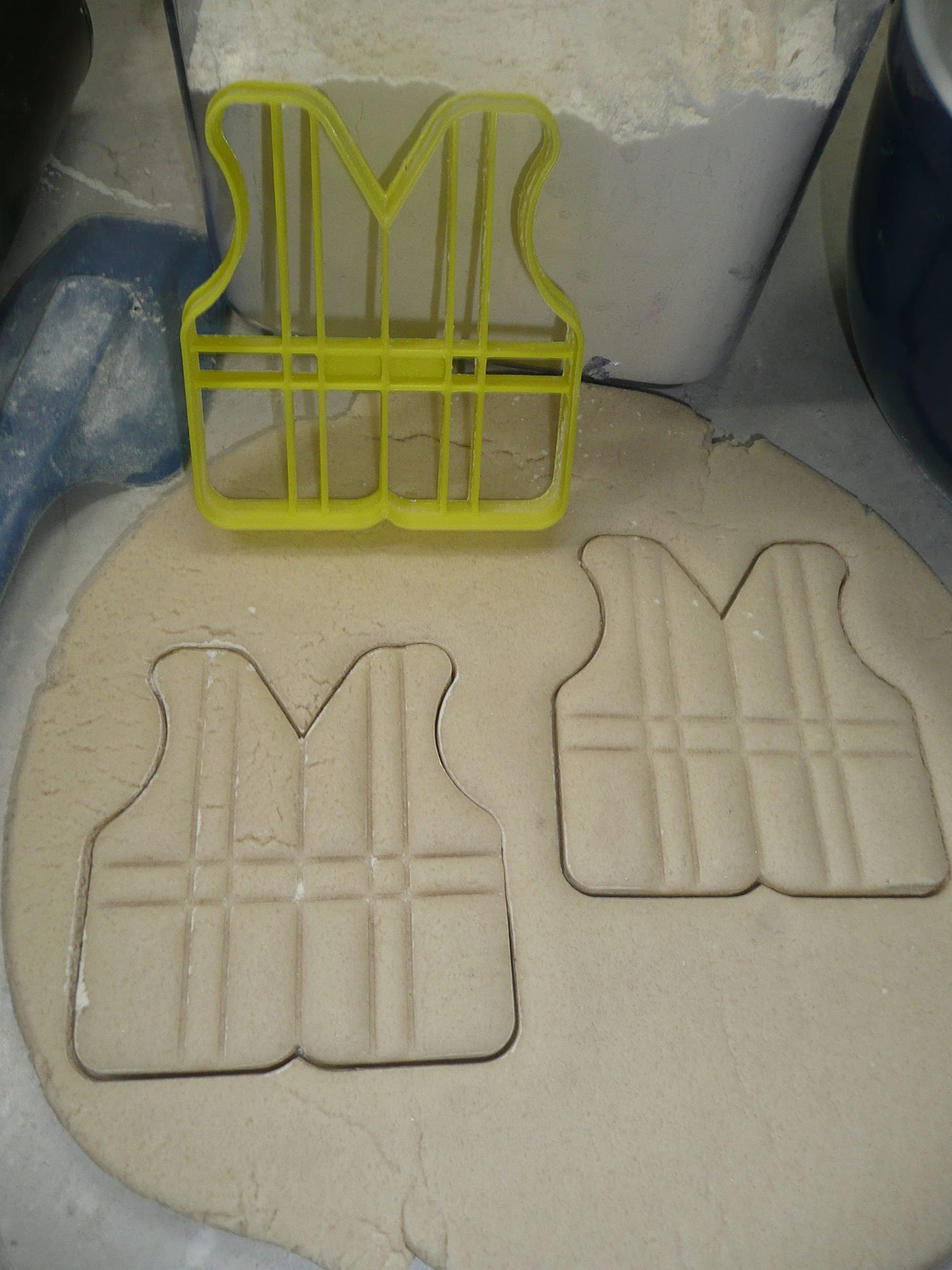 Yngllc Construction Worker Equipment Safety Gear Set Of 4 Cookie Cutters Baking Tool 3D Printed Made In Usa Pr1557 Multicolor