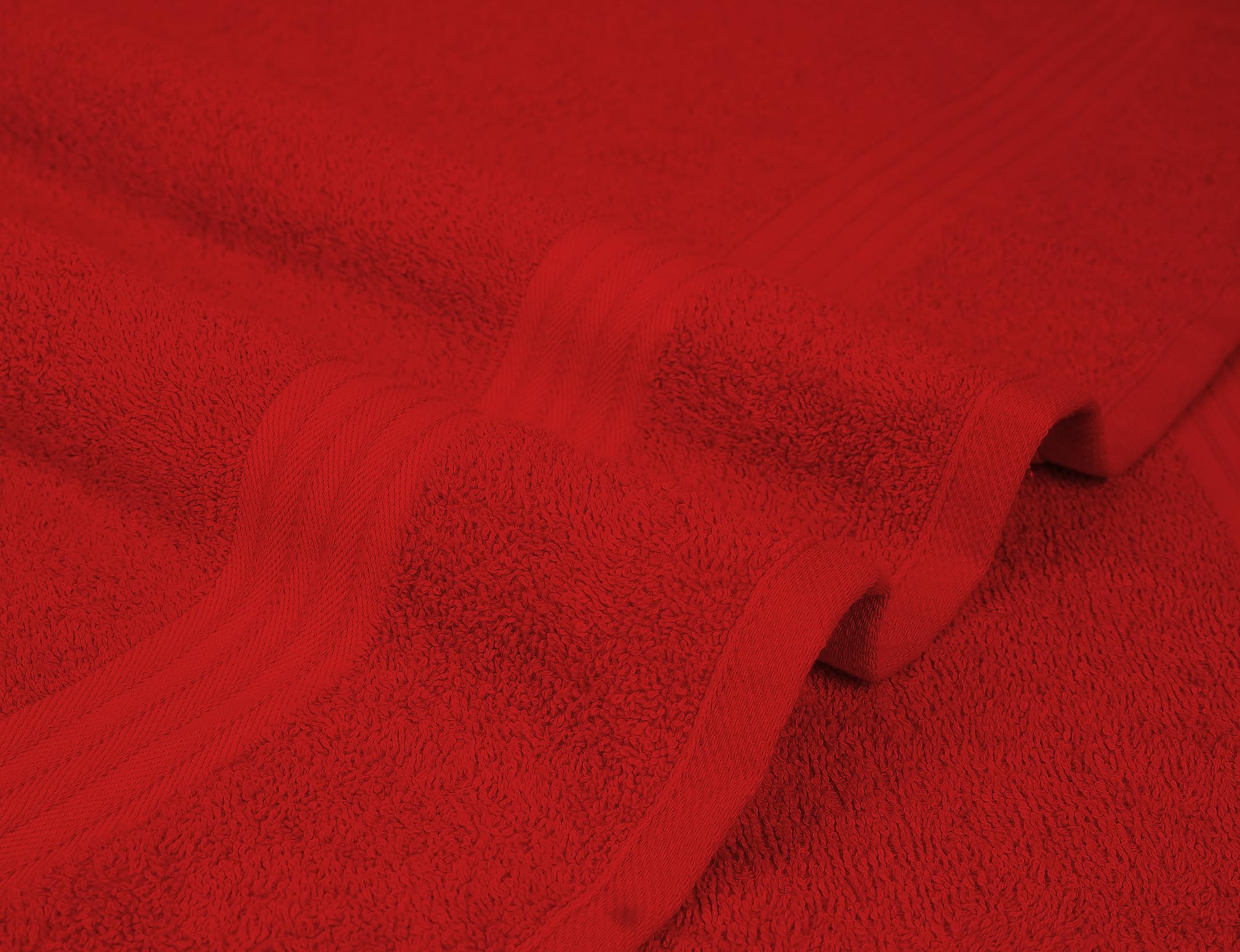 Textila 100% Cotton Large Bath Towels - 27X54 (4-Pack, Burgundy) - Highly Absorbent, Super Soft, And Luxurious For Bathroom, Poo