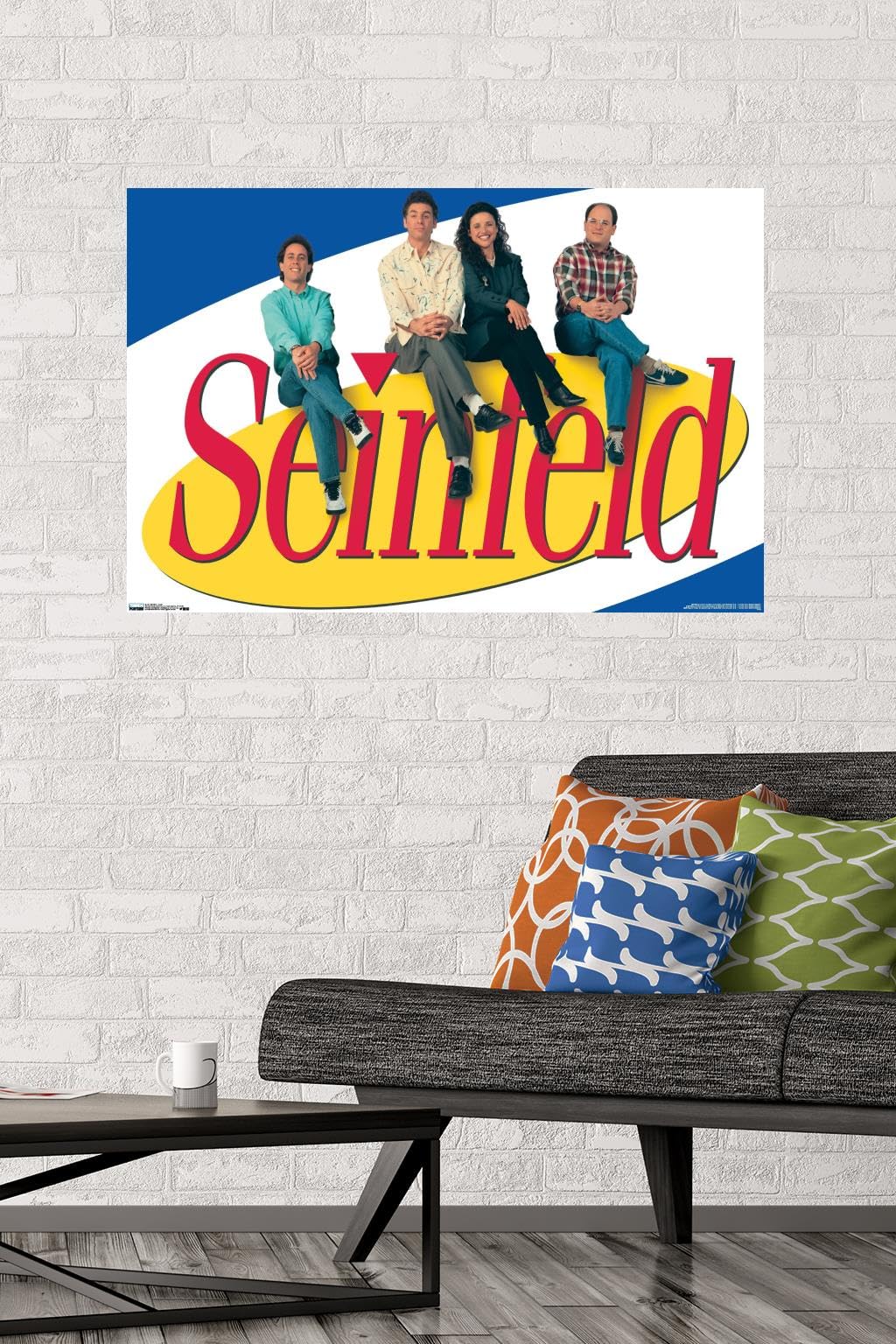 Trends International Seinfeld - Logo Wall Poster, 22.375'' X 34'', Unframed Version