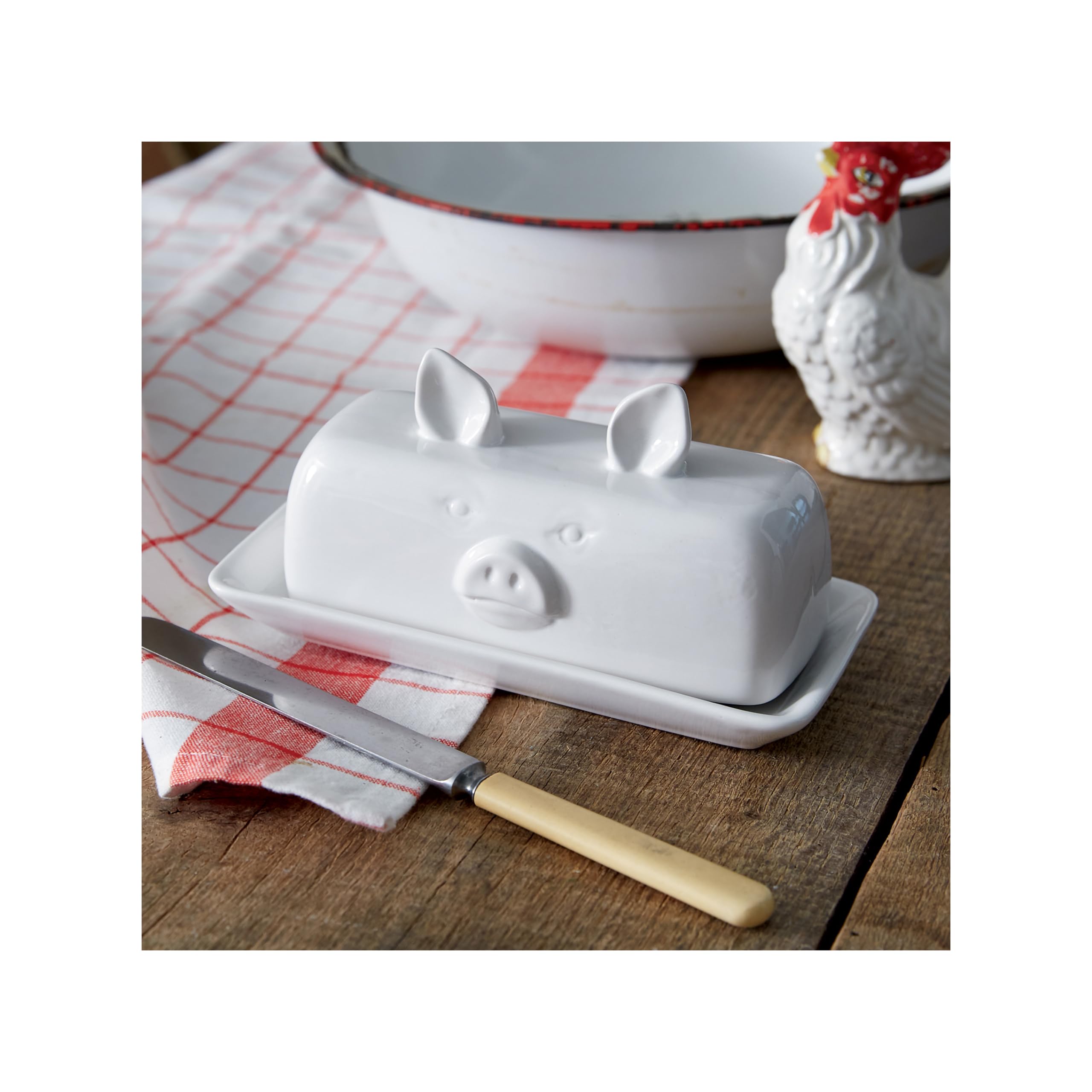 Piglet Butter Dish