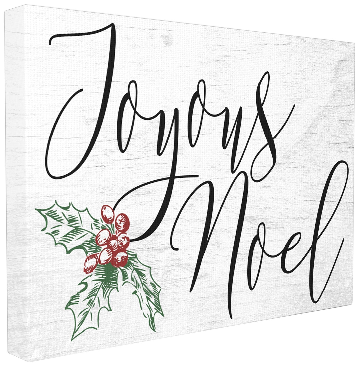Stupell Industries Joyous Noel Christmas Canvas Wall Art, 24 X 30, Multi-Color