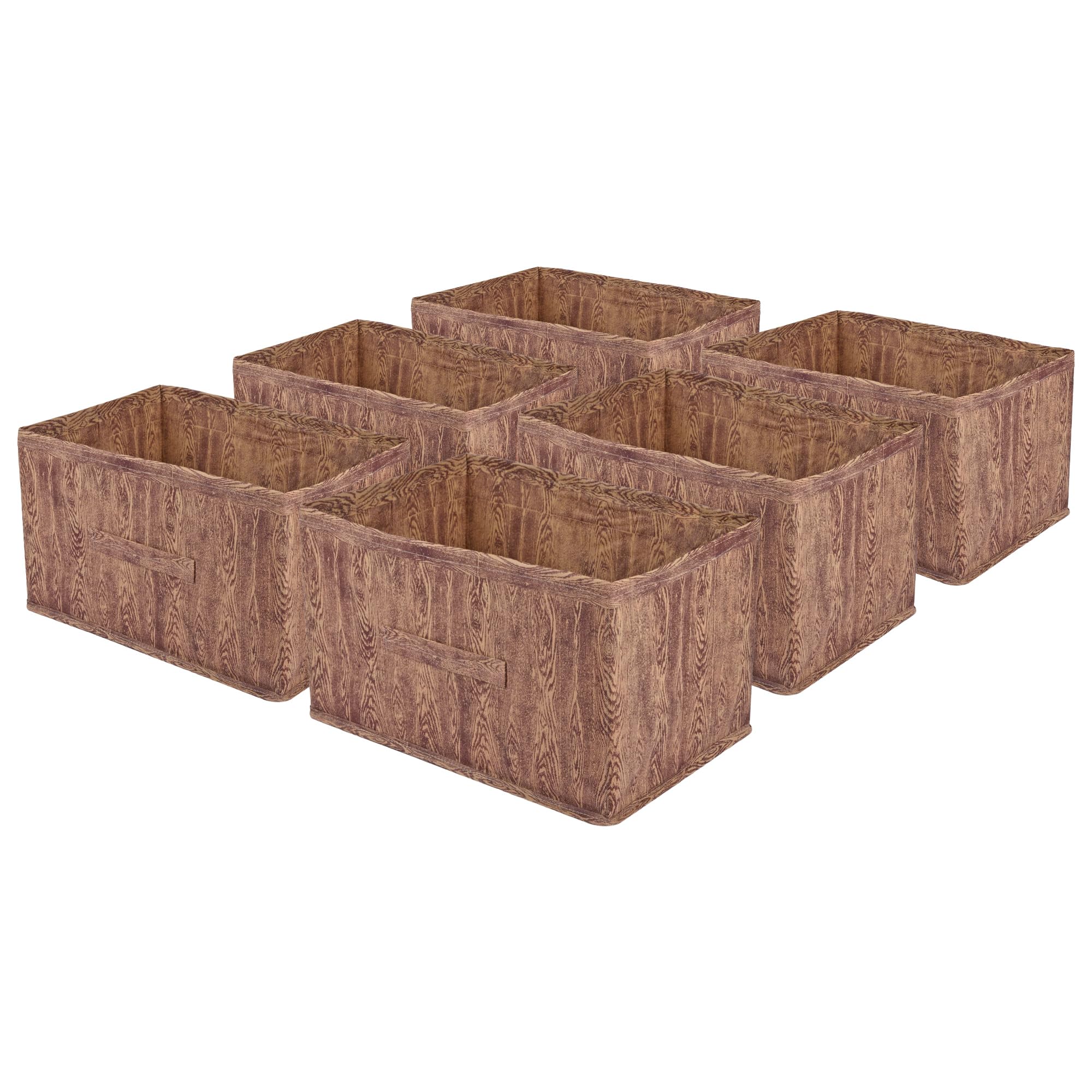 Kuber Industries Drawer Storage Box | Storage Bin For Clothes | Wardrobe Organizer For Books | Closet Box With Handle | NonWove