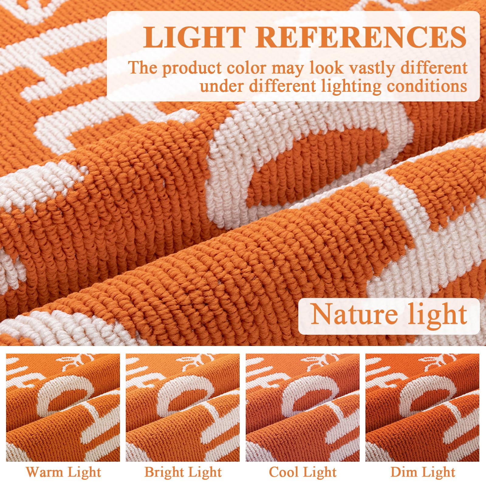 Ileading Fall Kitchen Rugs Set of 3 Piece Fall Kitchen Mats for Floor with Non Slip Backing,Washable Autumn Runner Rug for Sink