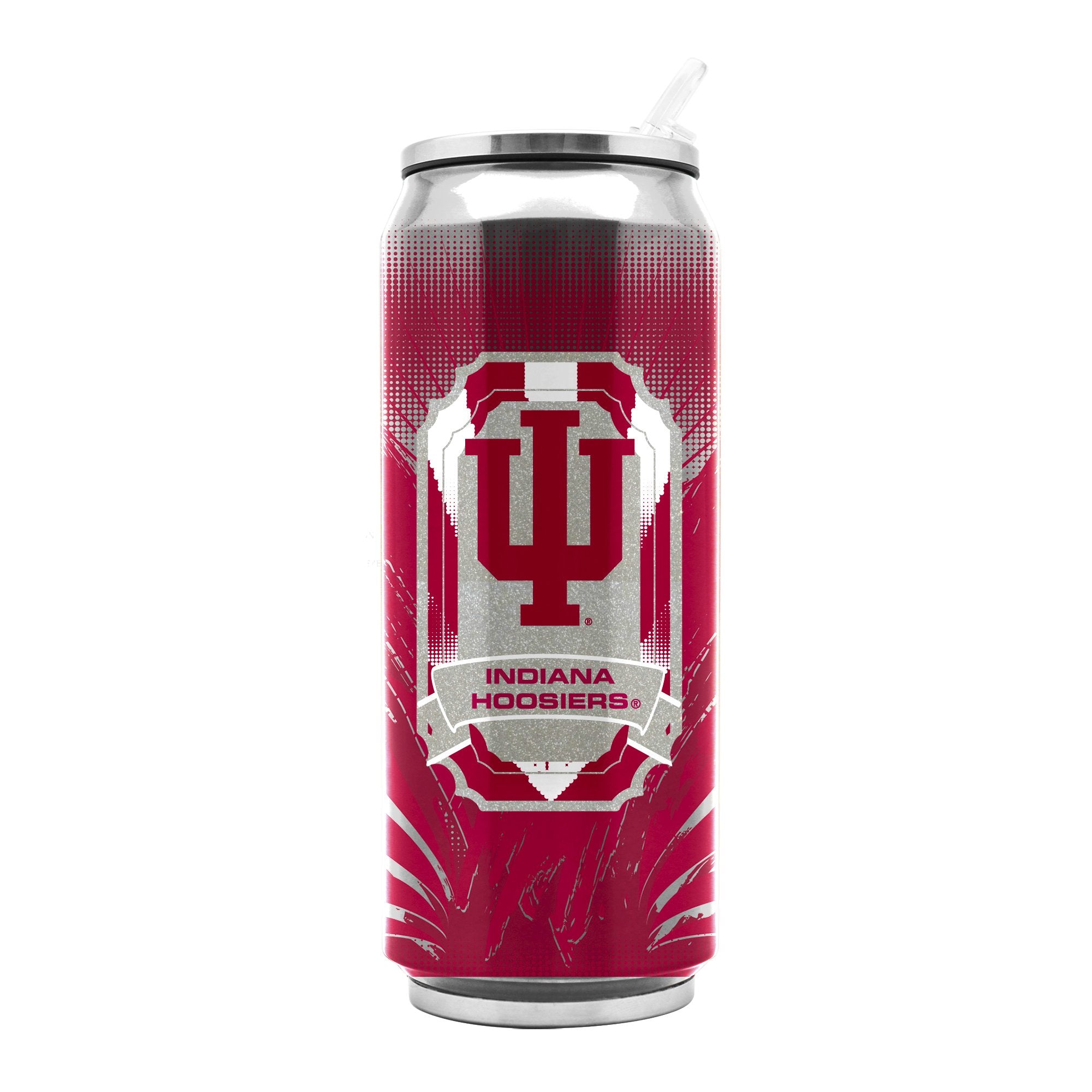 Duck House Ncaa Indiana Hoosiers 16Oz Double Wall Stainless Steel Thermocan
